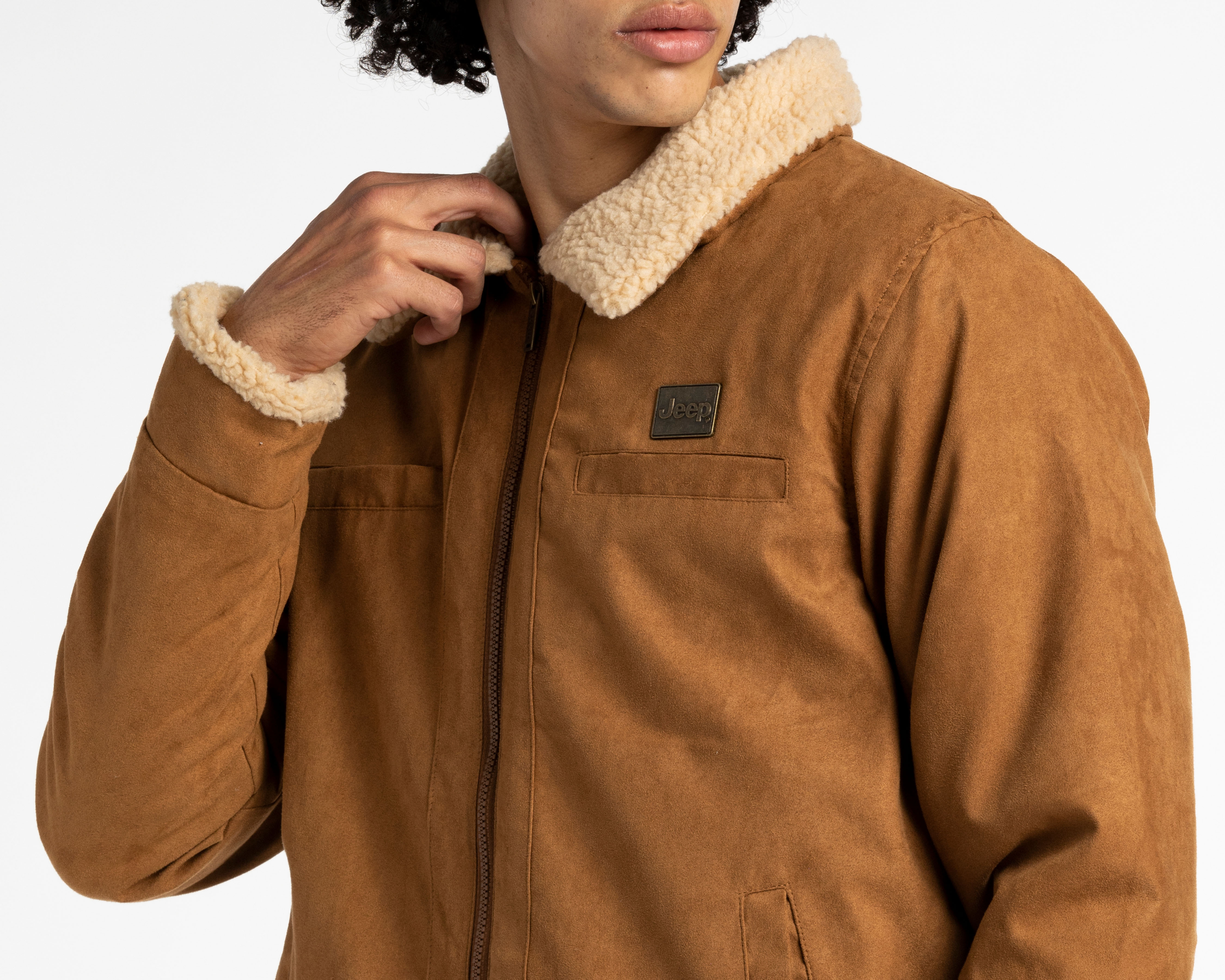 Foto 4 pulgar | Foto 3 | Chamarra Jeep tipo Gamuza