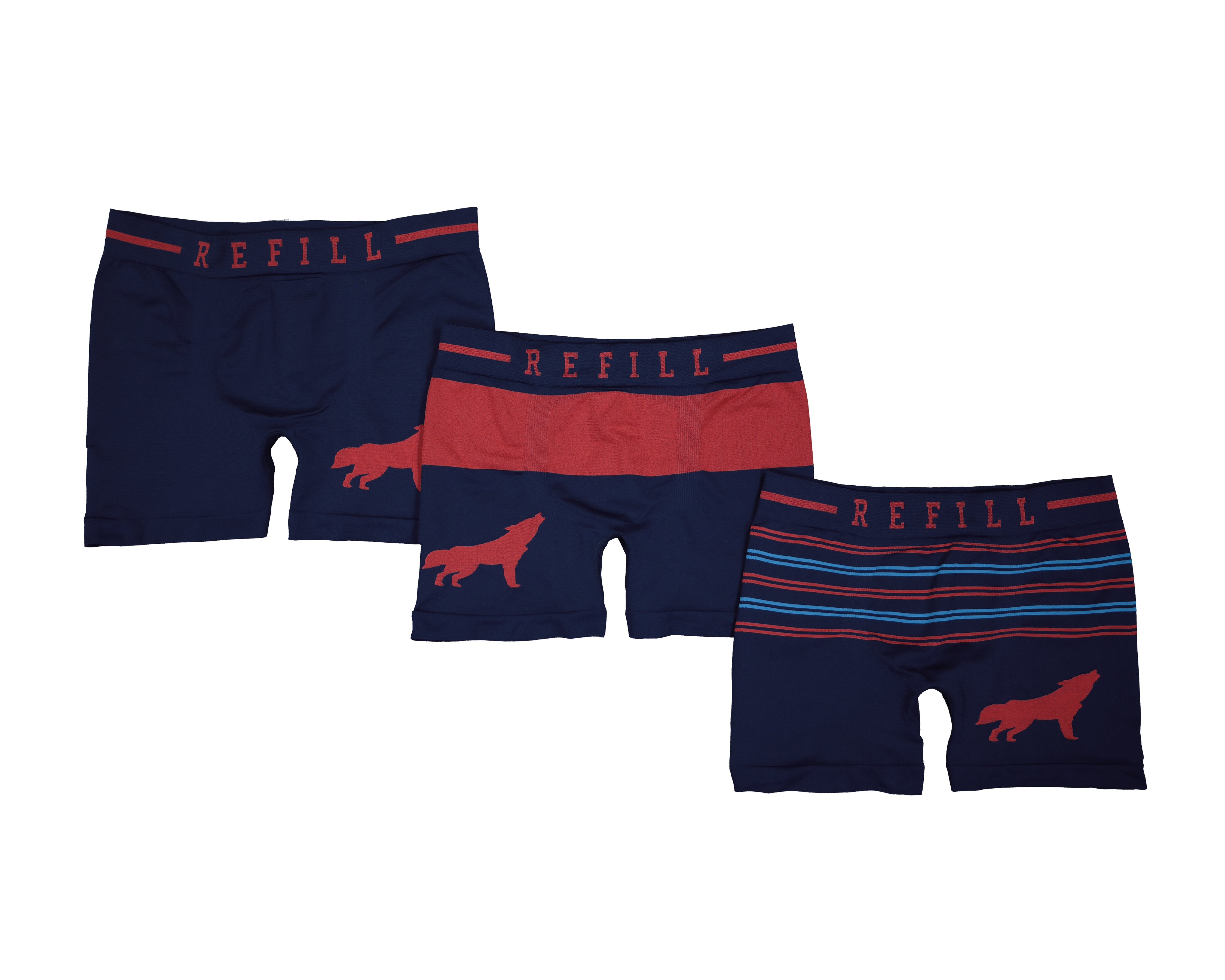 Foto 1 | Foto 1 | Bóxer Largo Refill 3 Piezas