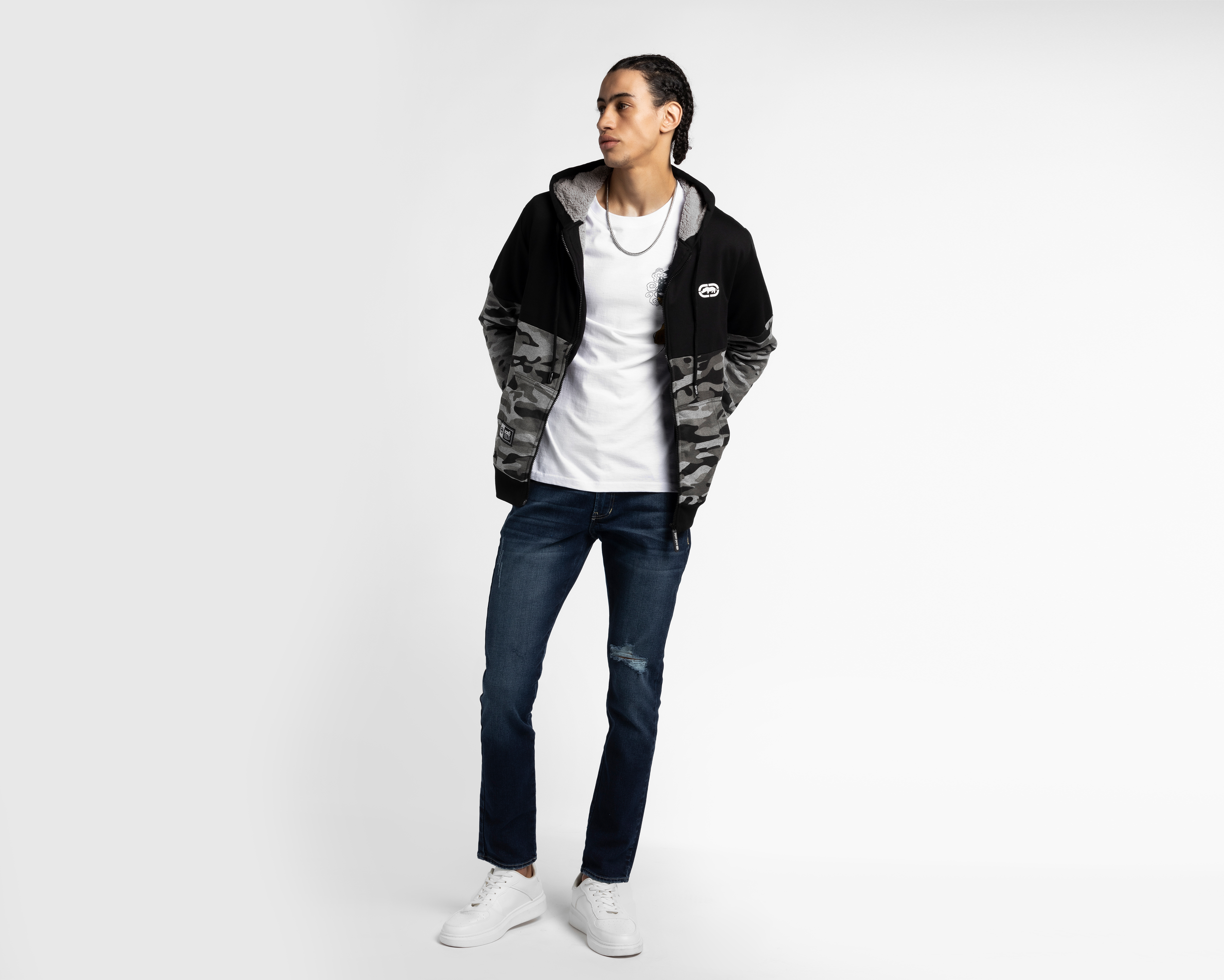 Foto 3 pulgar | Foto 2 | Sudadera Eckó Unltd. con Capucha