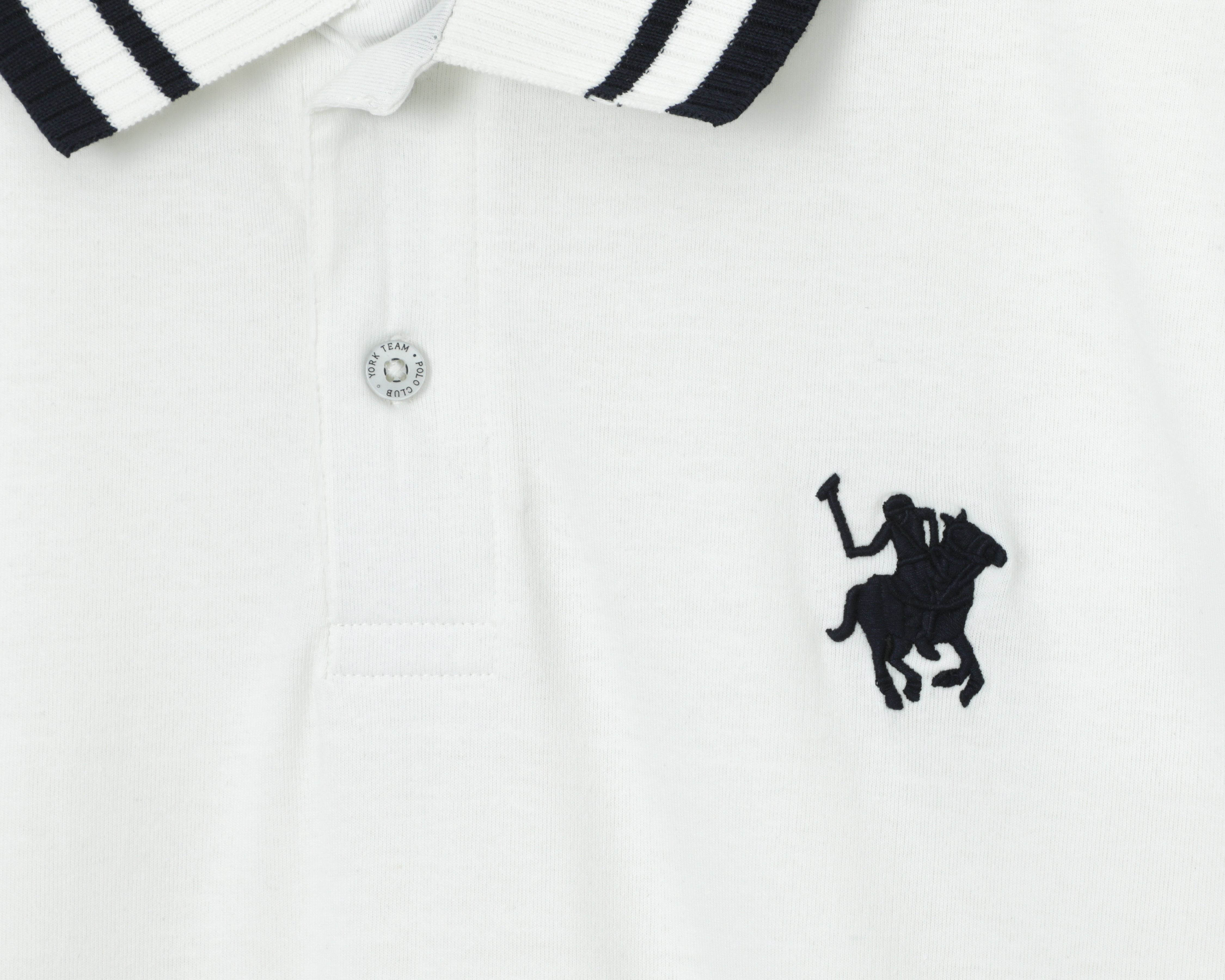 Foto 5 pulgar | Foto 4 | Playera Polo York Team Polo Club Manga Larga Blanca para Hombre