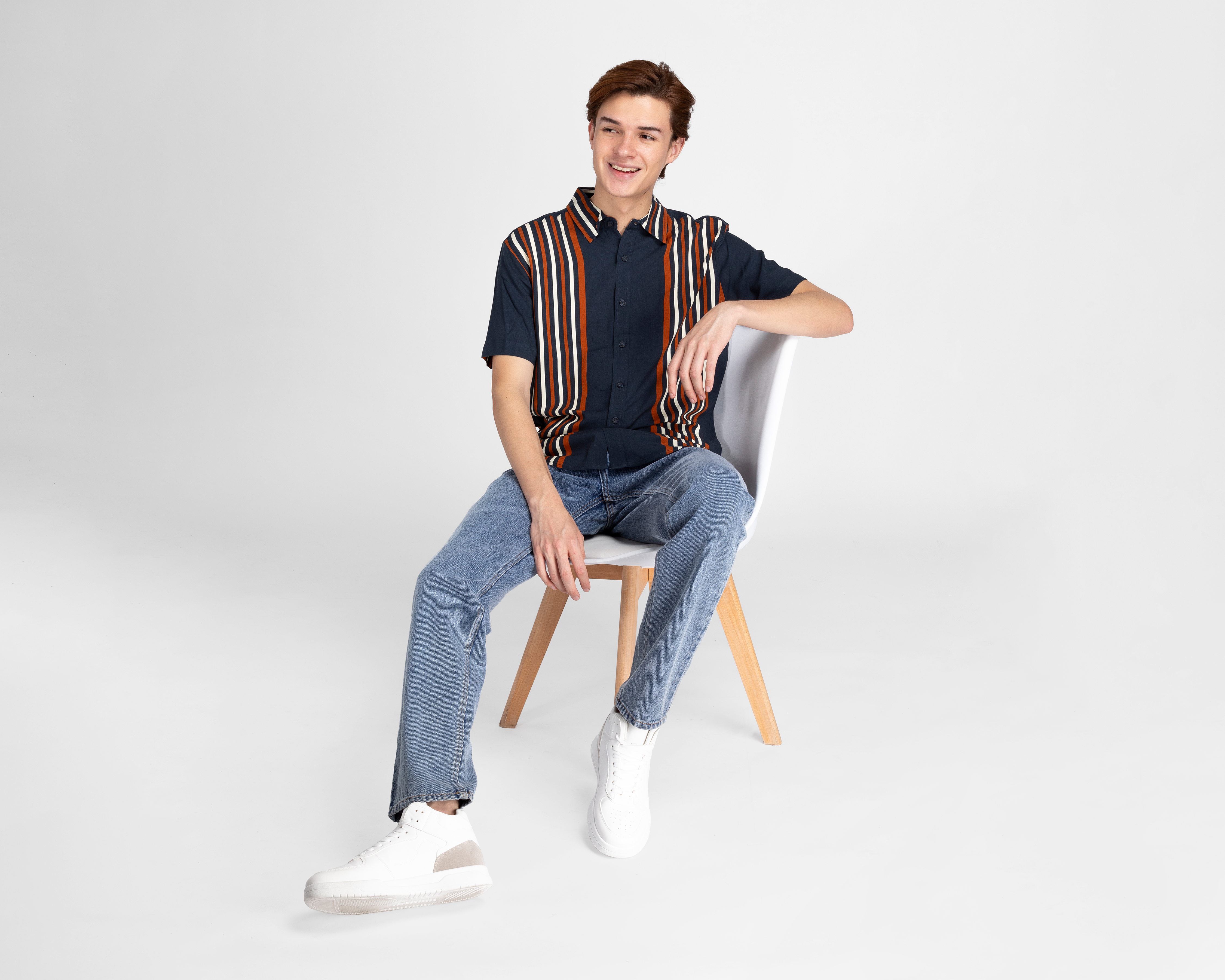 Foto 2 | Foto 2 | Camisa de Moda Refill Regular Fit a Rayas