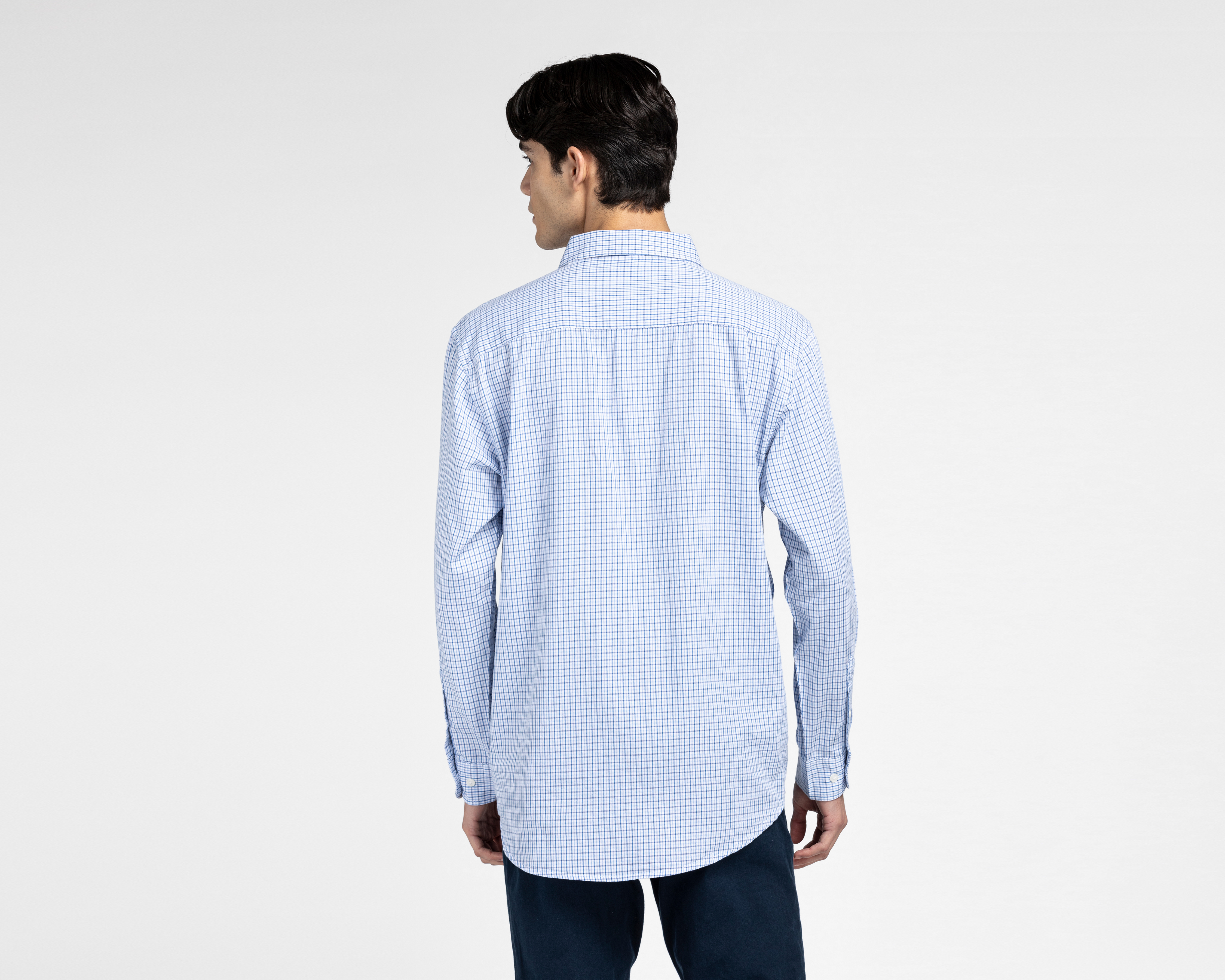 Foto 3 pulgar | Foto 2 | Camisa Casual Wall Street Regular Fit a Cuadros