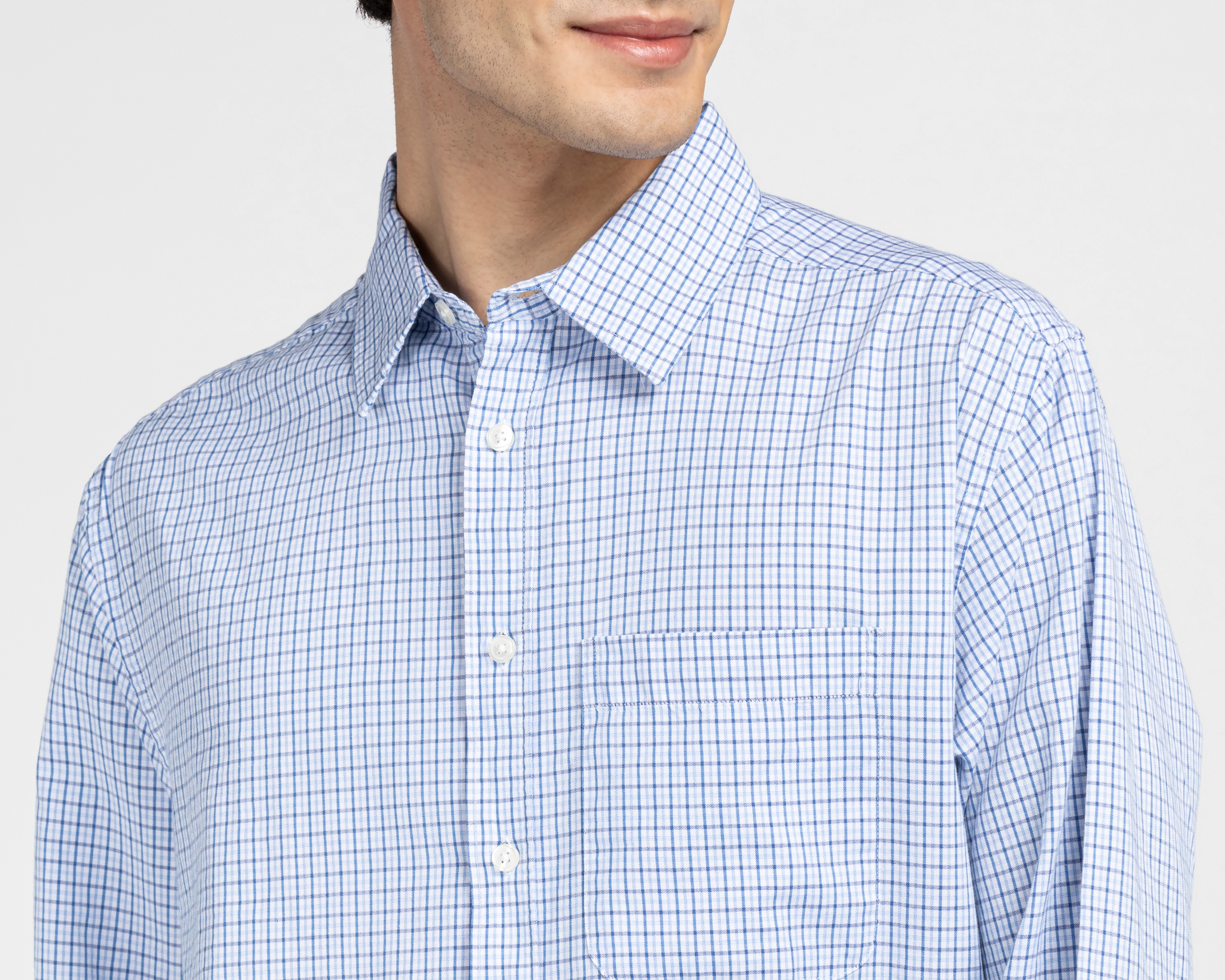 Foto 3 | Foto 3 | Camisa Casual Wall Street Regular Fit a Cuadros