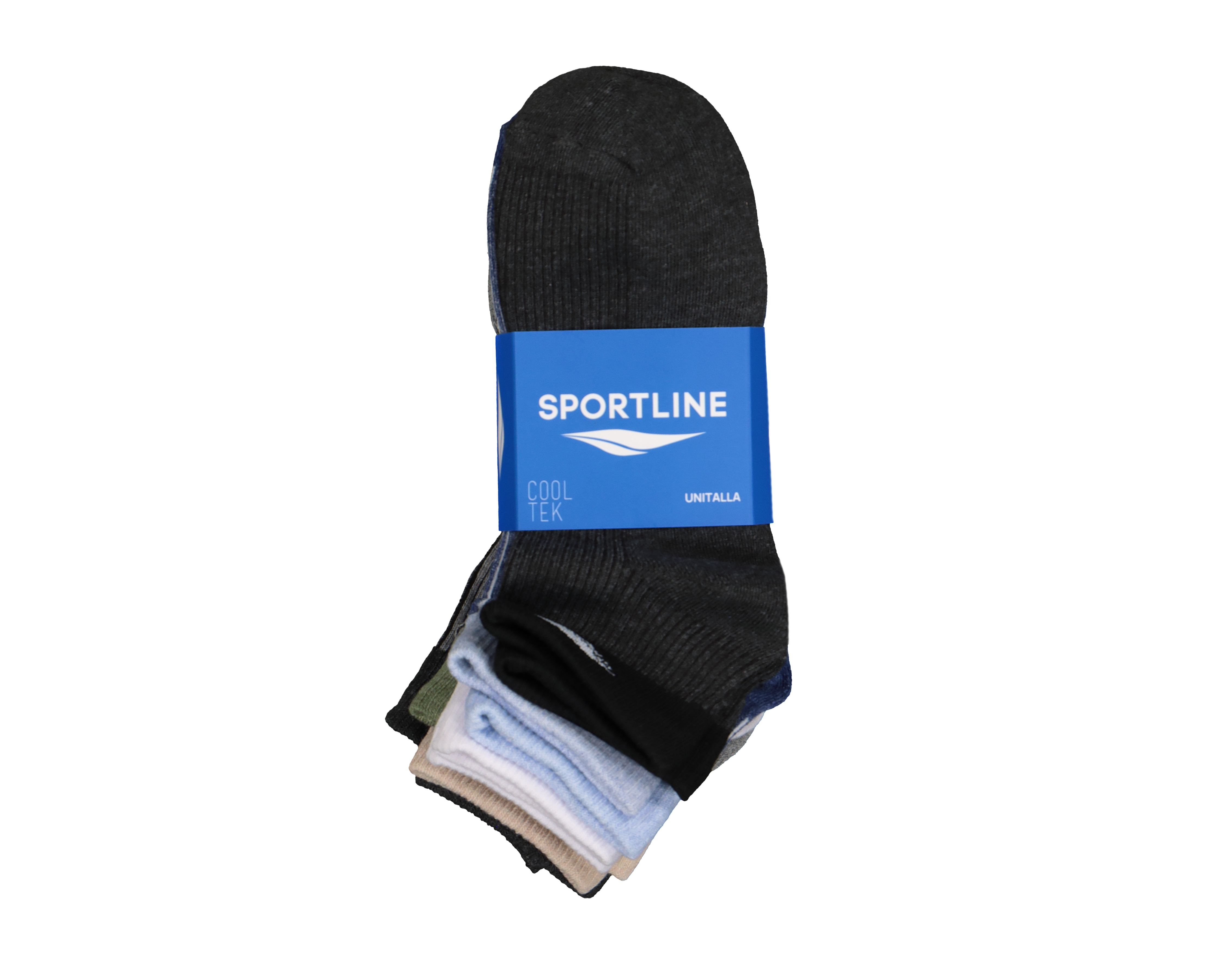 Foto 4 pulgar | Foto 3 | Calcetas Deportivas Cortas Sportline Cool-Tek para Hombre 6 Pares