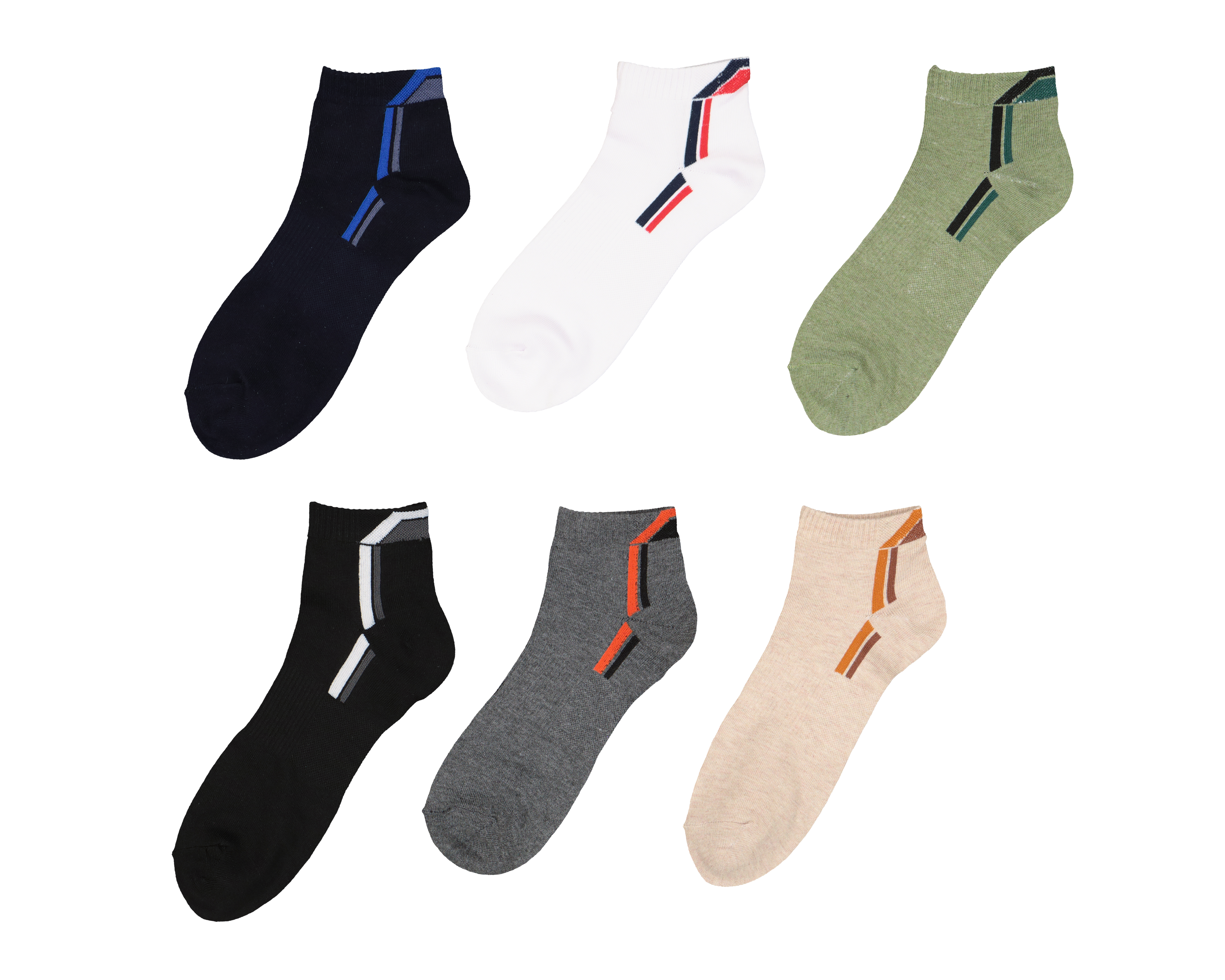 Calcetas Cortas Refill para Hombre 6 Pares