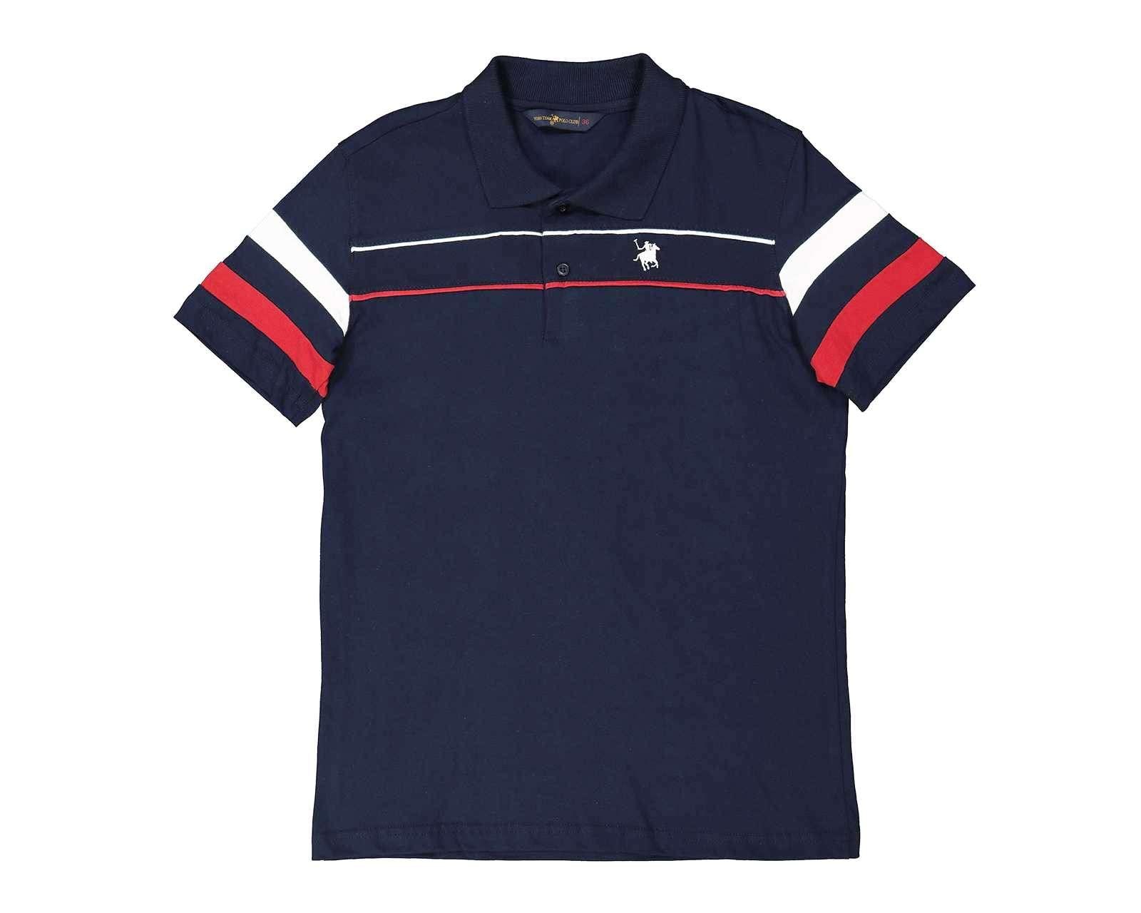 Foto 5 pulgar | Foto 4 | Playera Polo York Team Polo Club Azul Marino para Hombre