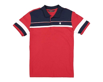 Foto 4 | Foto 4 | Playera Polo York Team Polo Club Roja y Azul Marino para Hombre