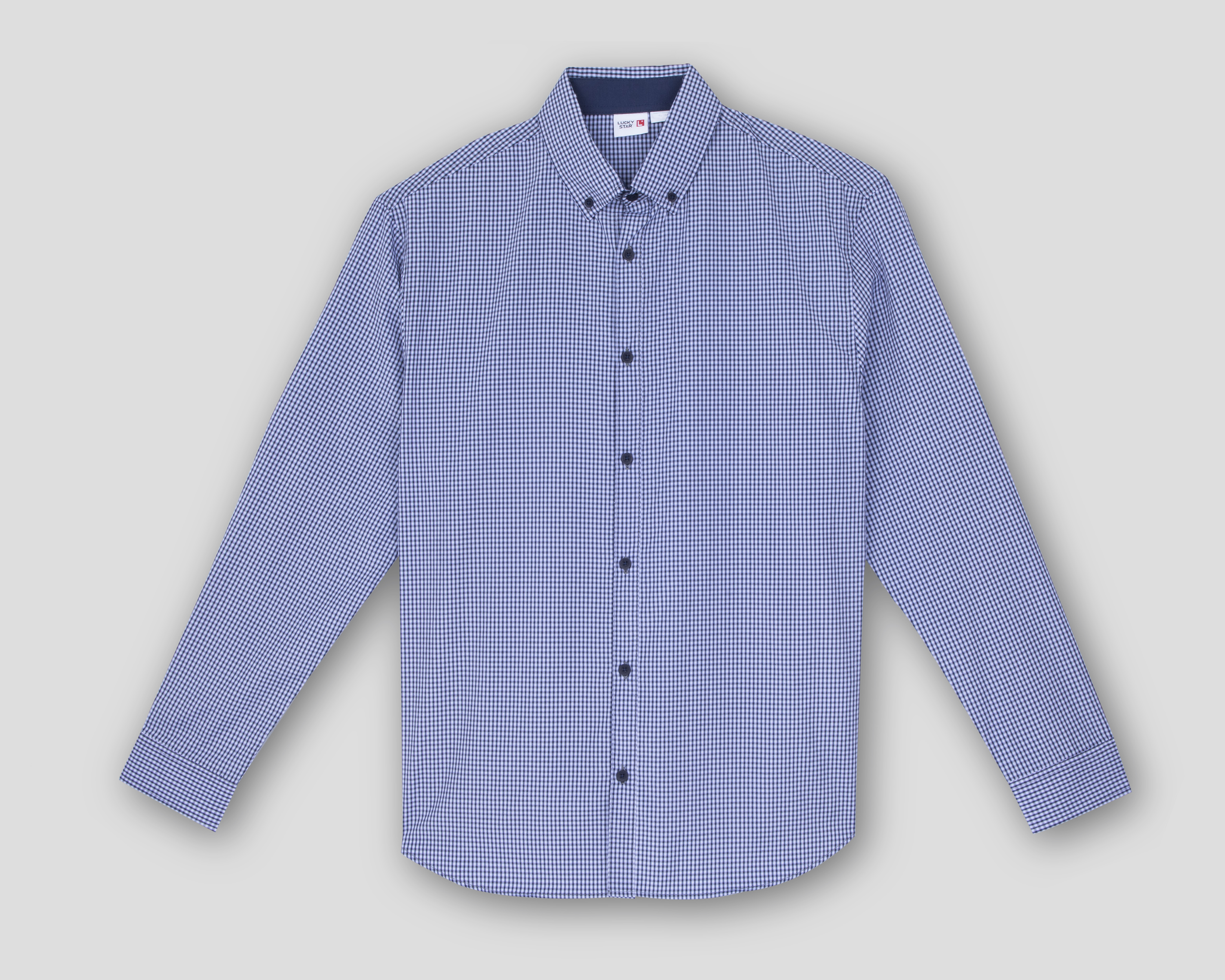 Camisa Casual Lucky Star Classic Fit a Cuadros