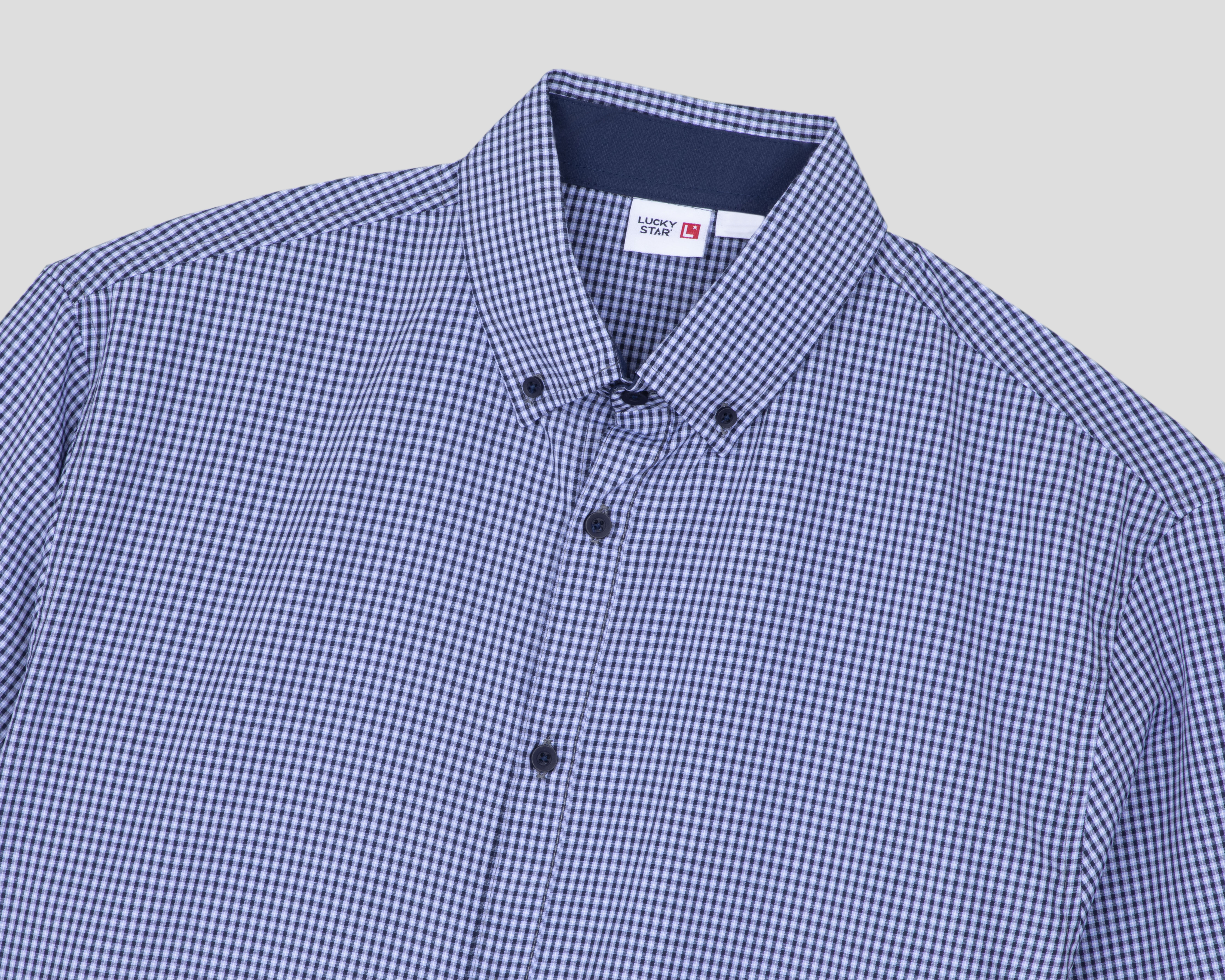 Foto 4 pulgar | Foto 3 | Camisa Casual Lucky Star Classic Fit a Cuadros