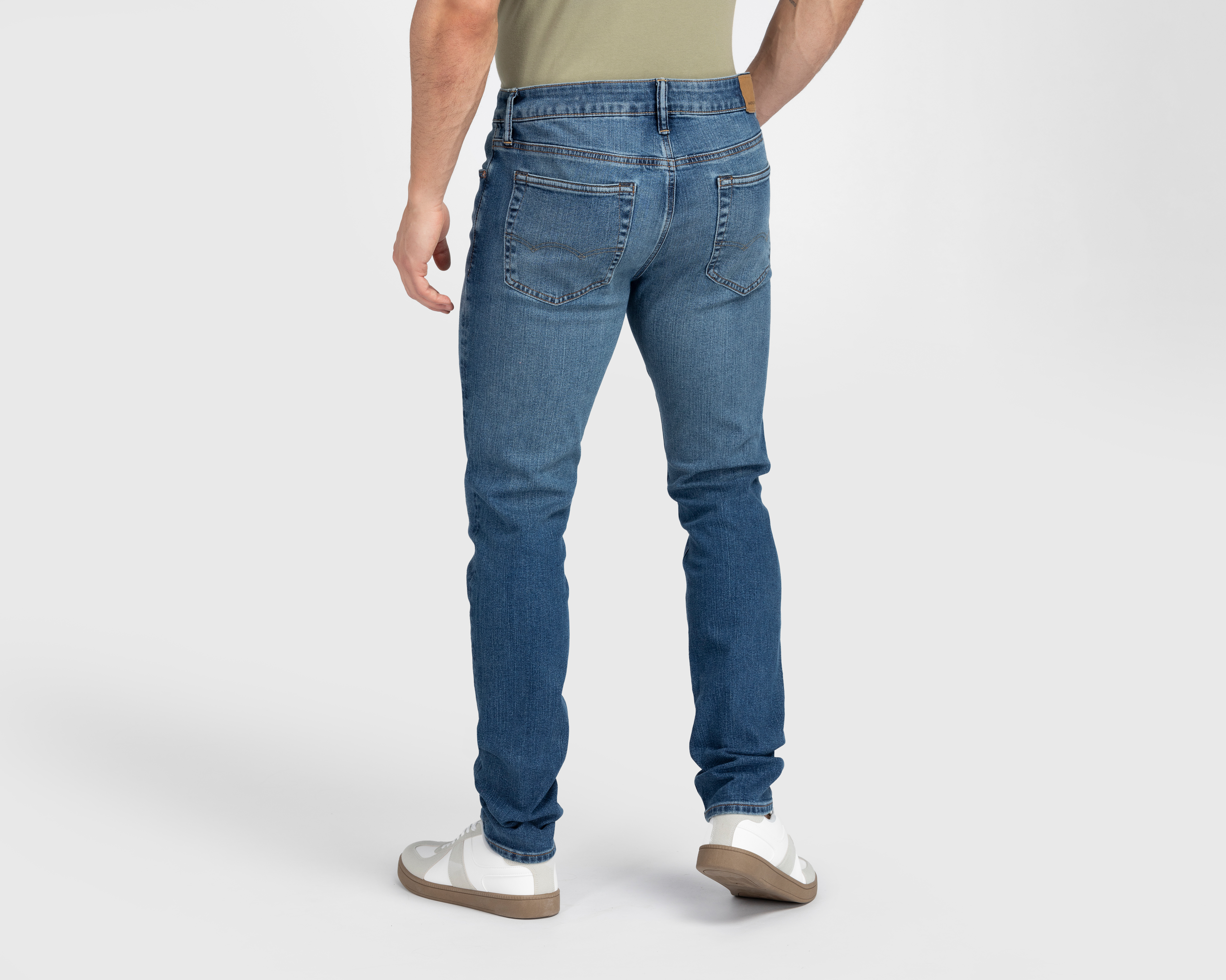 Foto 2 | Foto 2 | Jeans Skinny Fit American Eagle Medium Clean