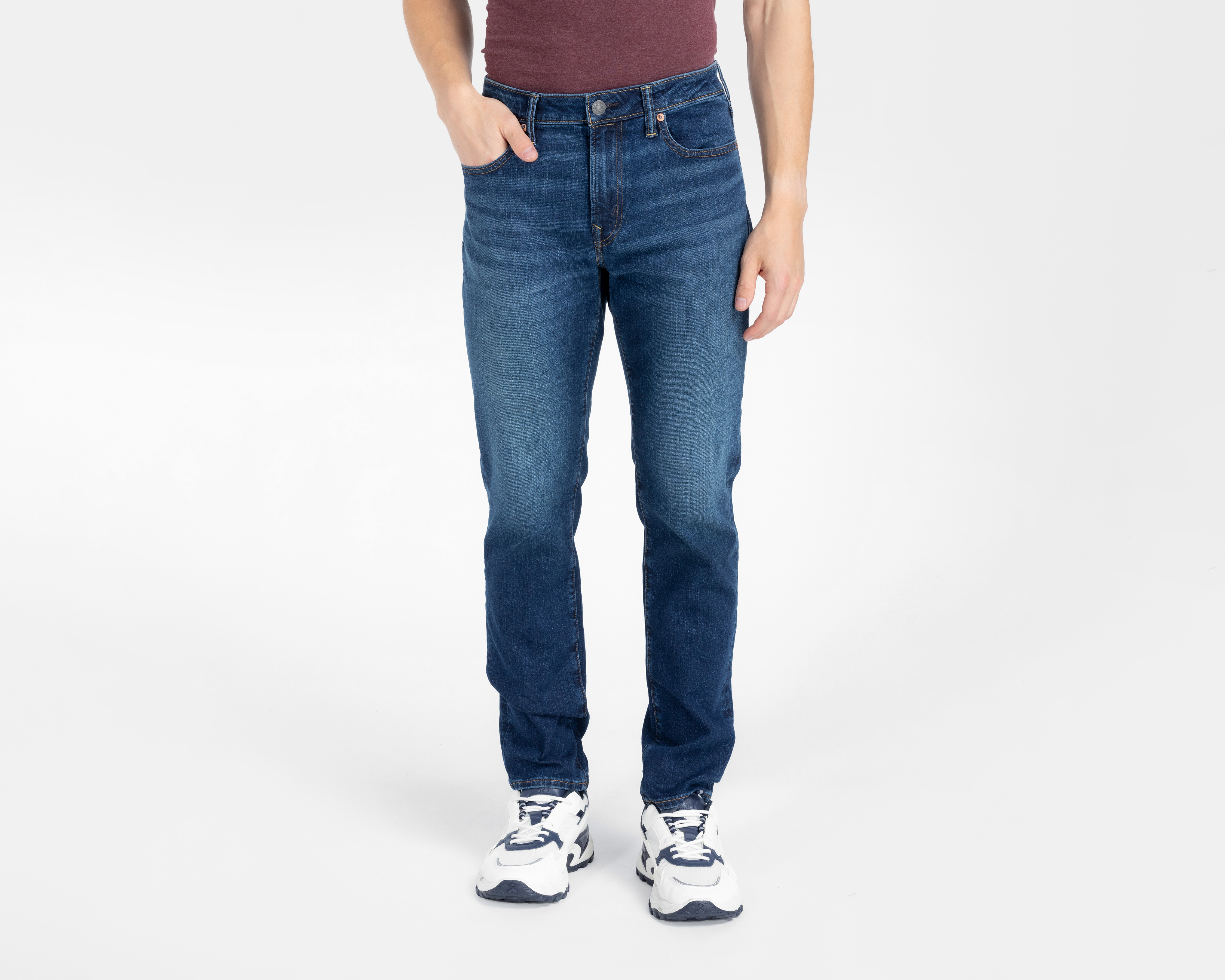 Jeans Slim Straight American Eagle Dark Clean