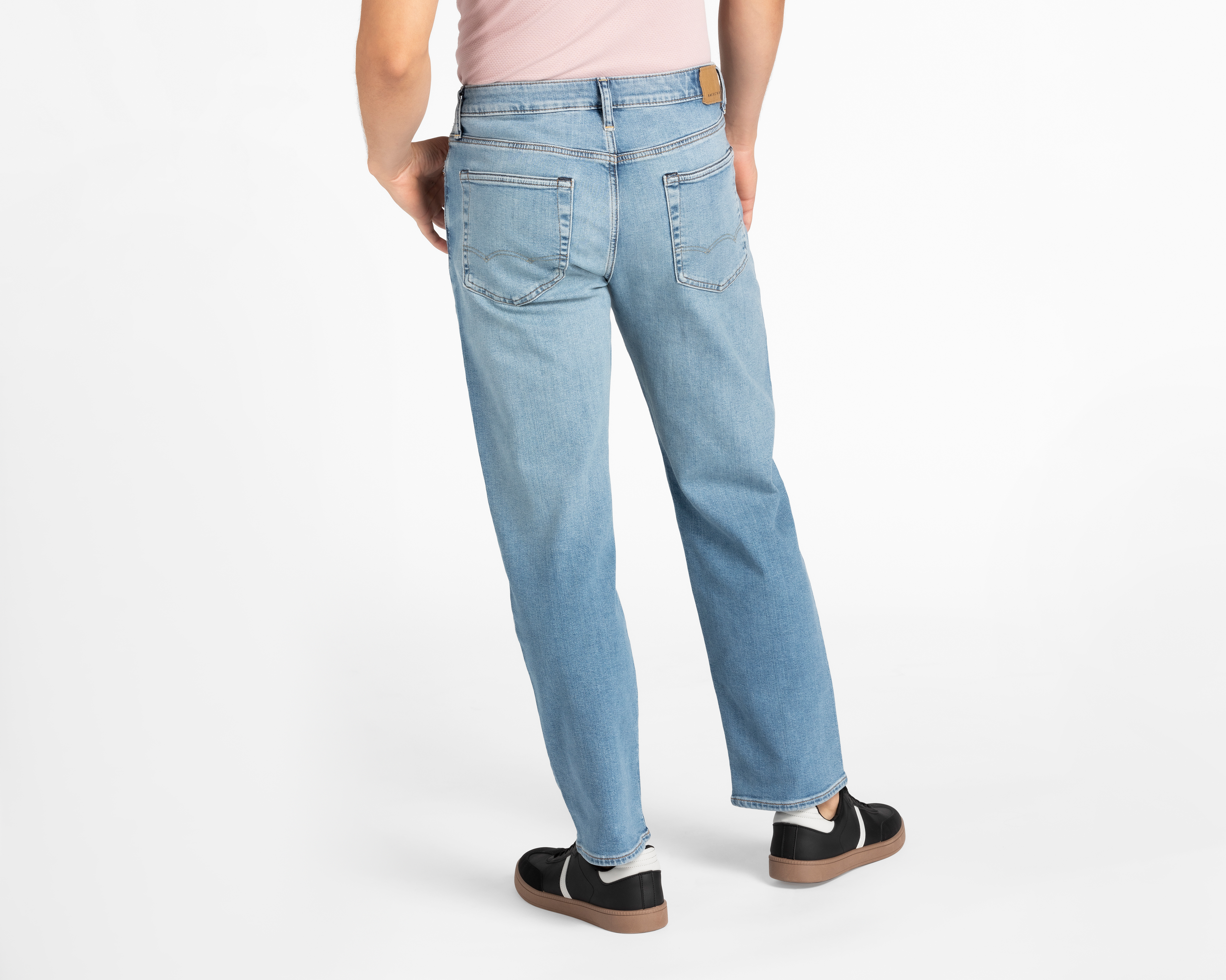 Foto 2 | Foto 2 | Jeans Straight American Eagle Medium Clean Original