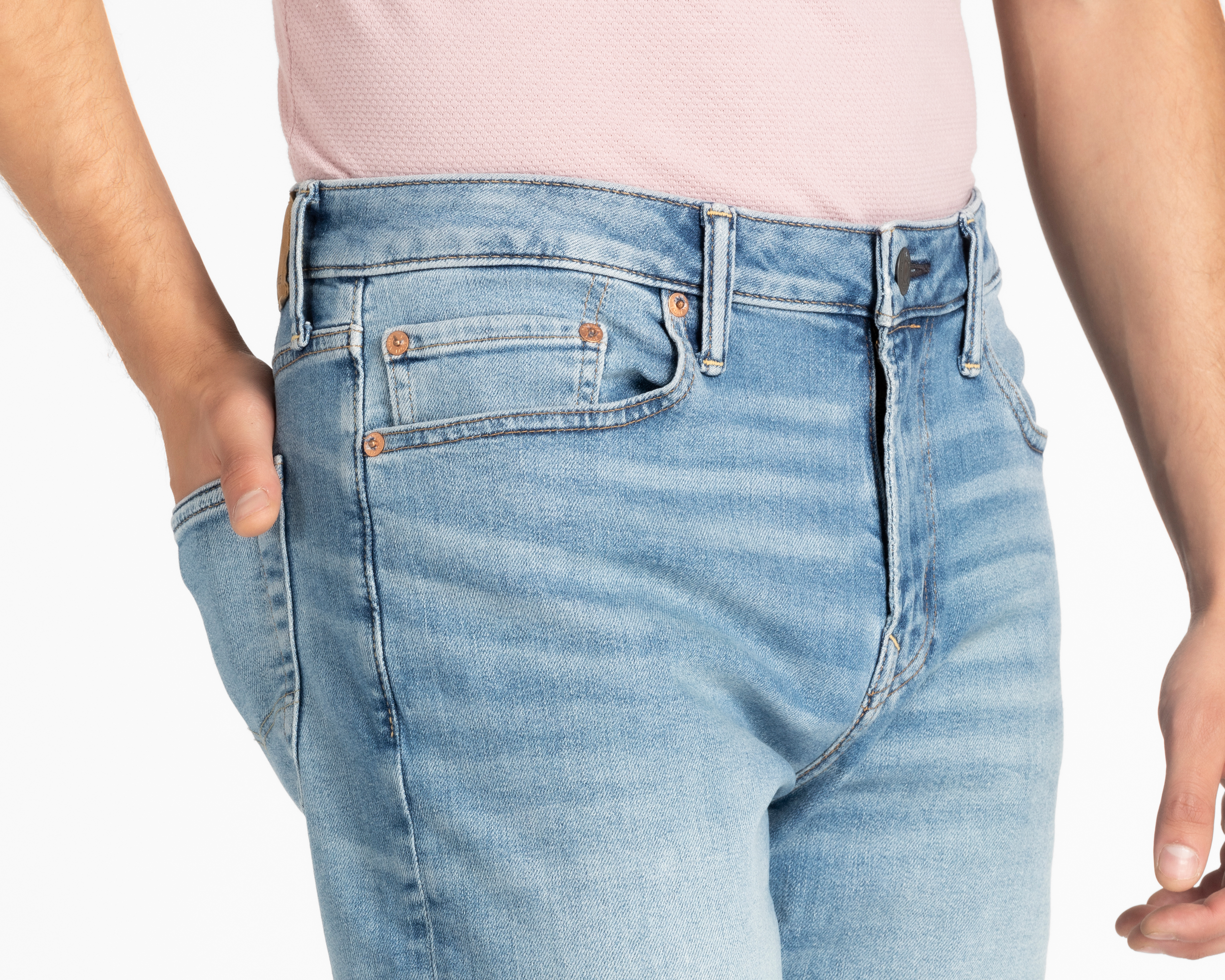 Foto 4 pulgar | Foto 3 | Jeans Straight American Eagle Medium Clean Original