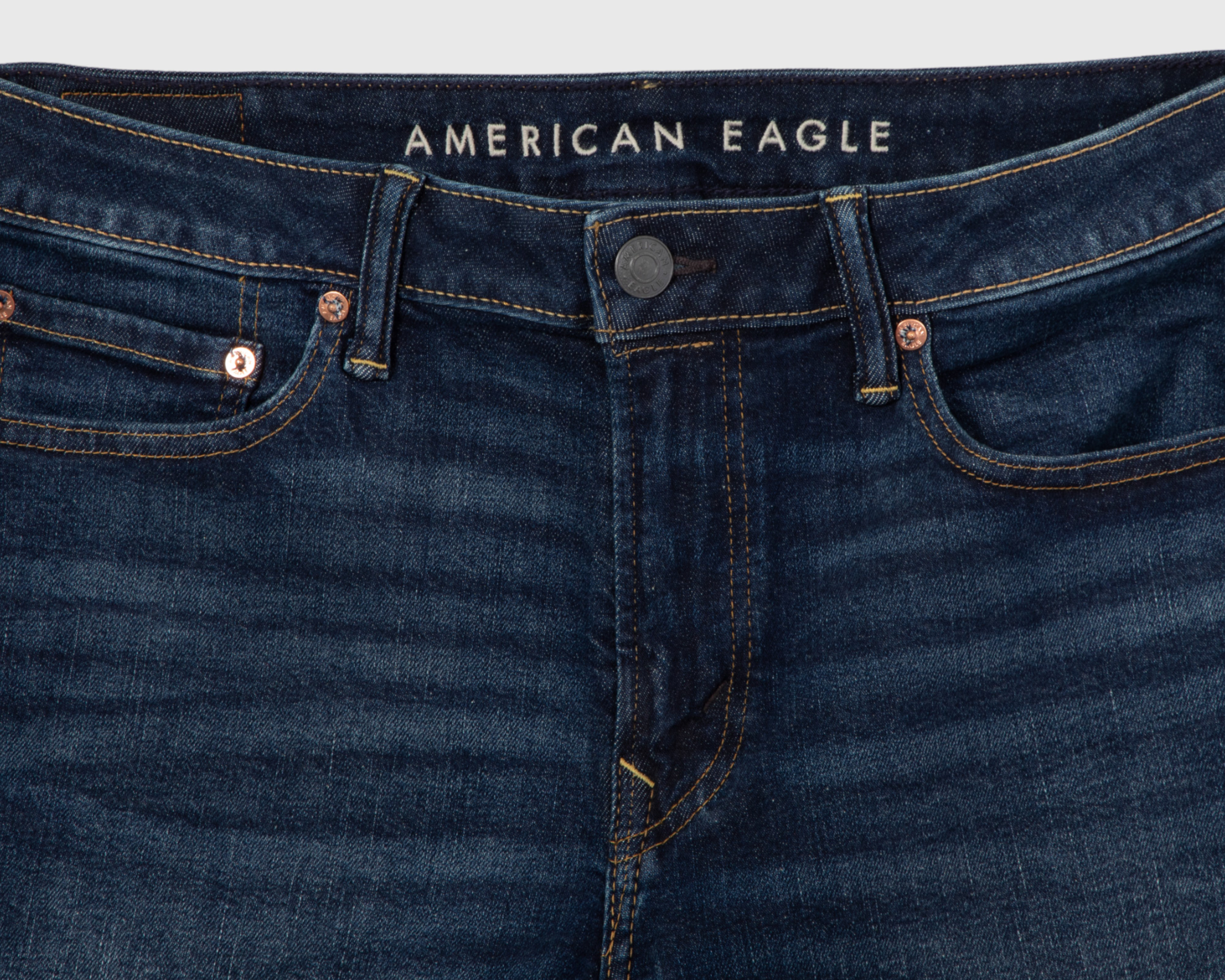 Foto 4 pulgar | Foto 3 | Jeans Straight American Eagle Dark Clean