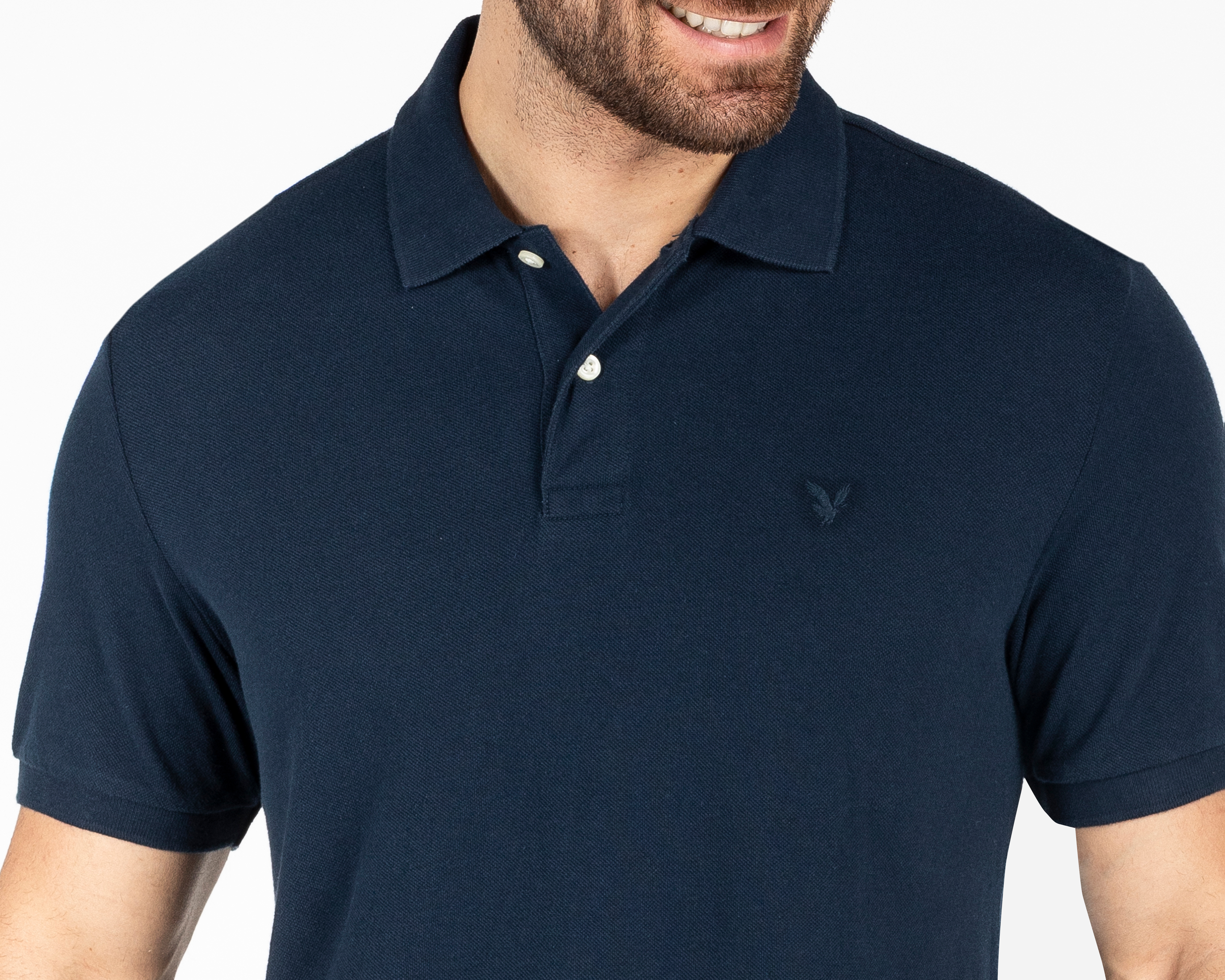 Foto 3 | Foto 3 | Playera Polo American Eagle Classic Negro para Hombre