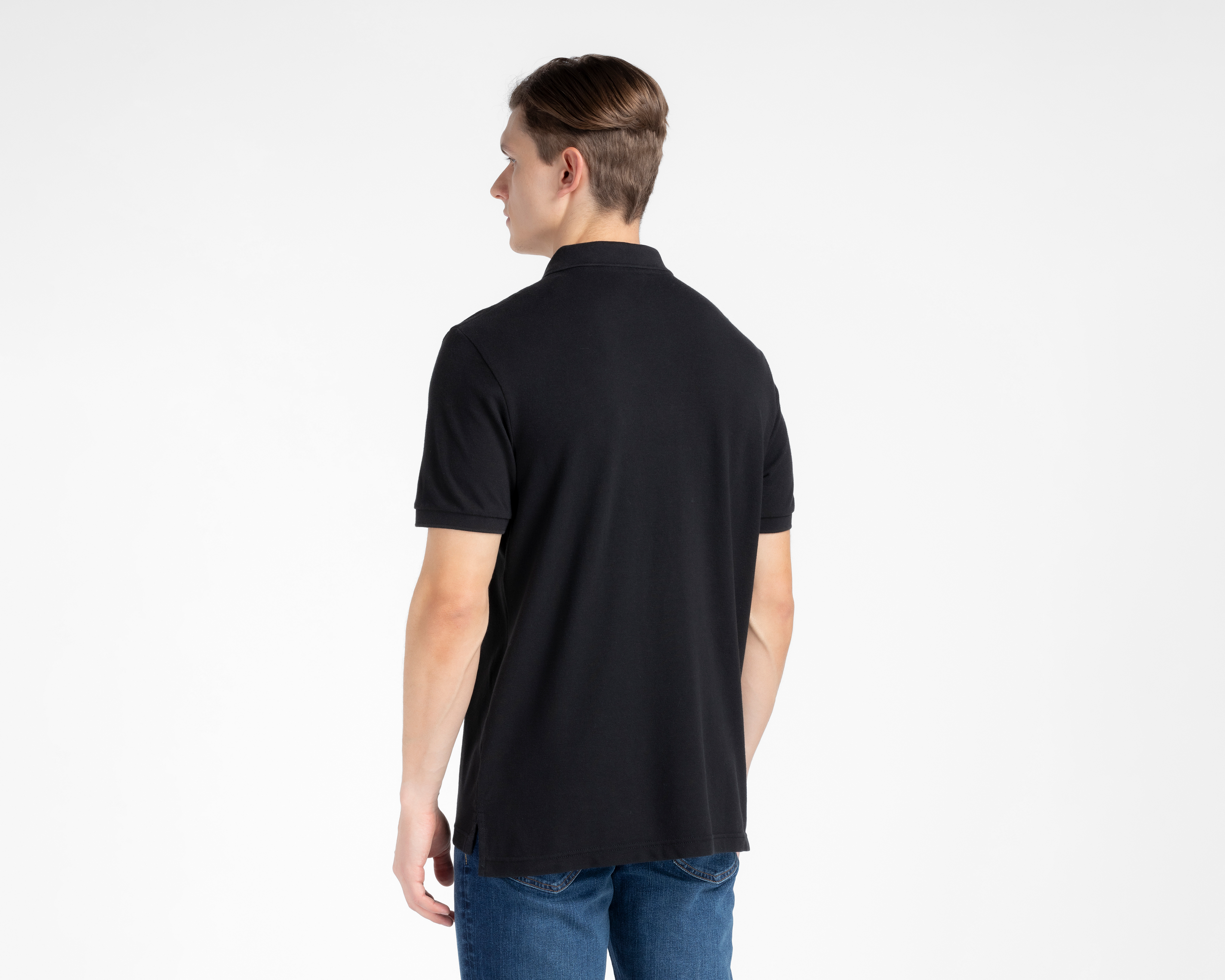 Foto 2 | Foto 2 | Playera Polo American Eagle Classic Negra para Hombre