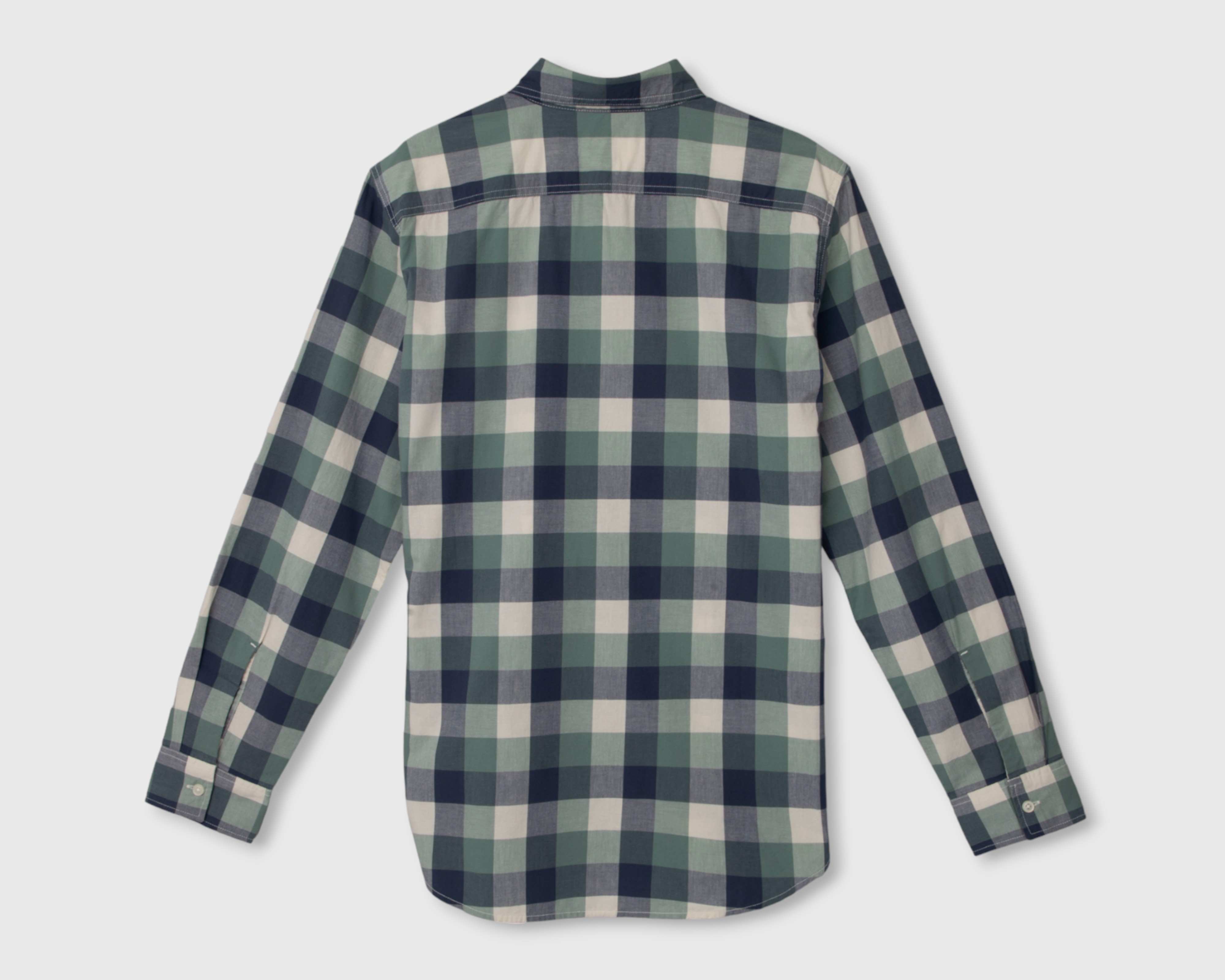 Foto 3 pulgar | Foto 2 | Camisa Casual de Algodón American Eagle Slim Fit a Cuadros