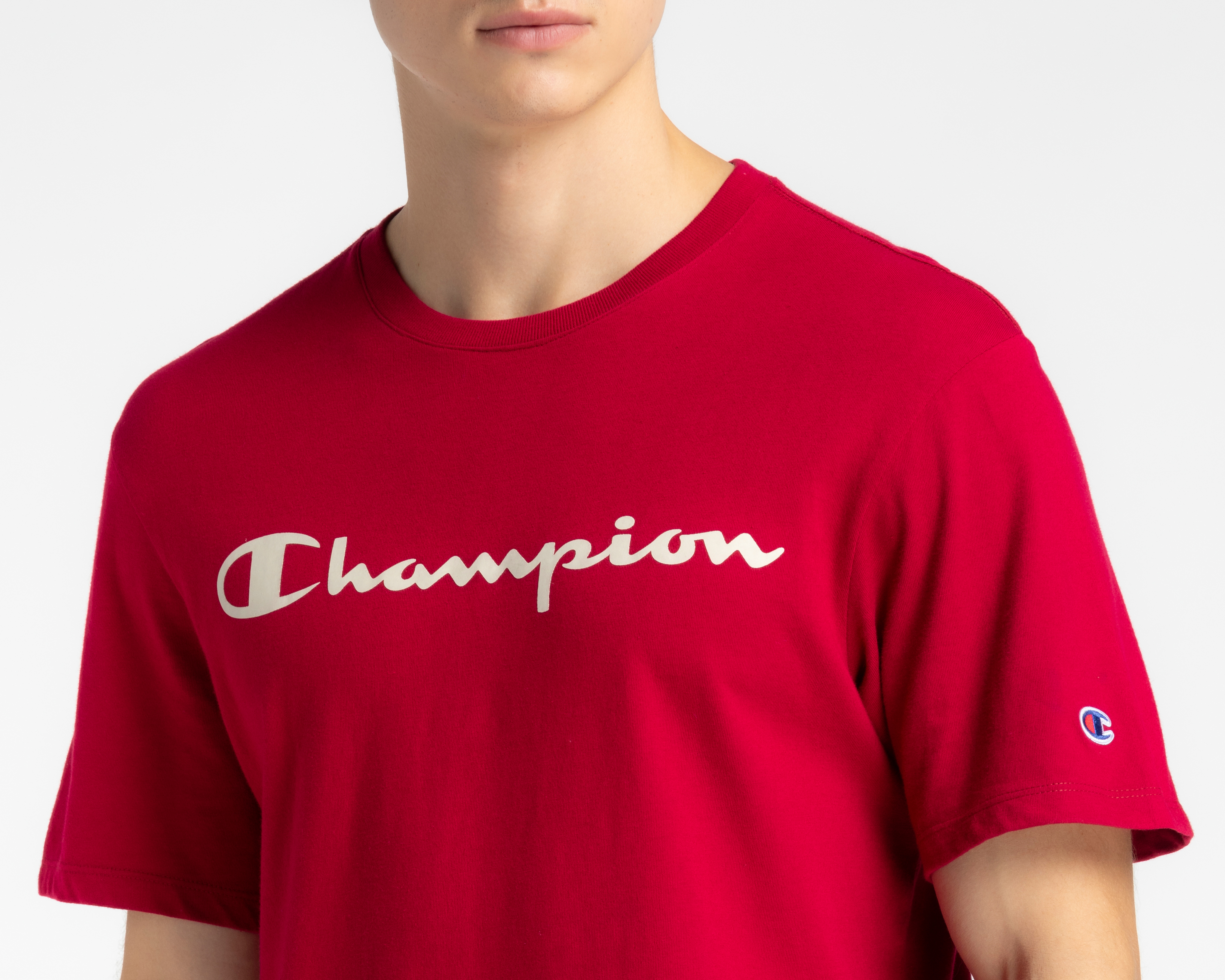 Foto 4 pulgar | Foto 3 | Playera Champion Cuello Redondo