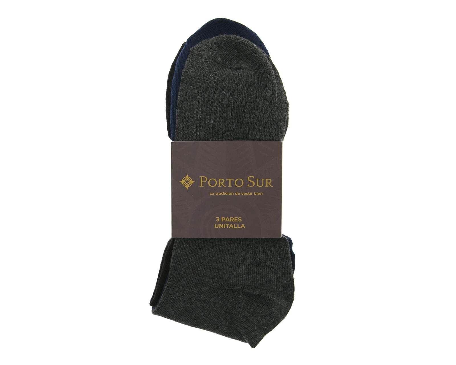 Foto 4 pulgar | Foto 3 | Calcetas de Vestir Porto Sur 3 Pares