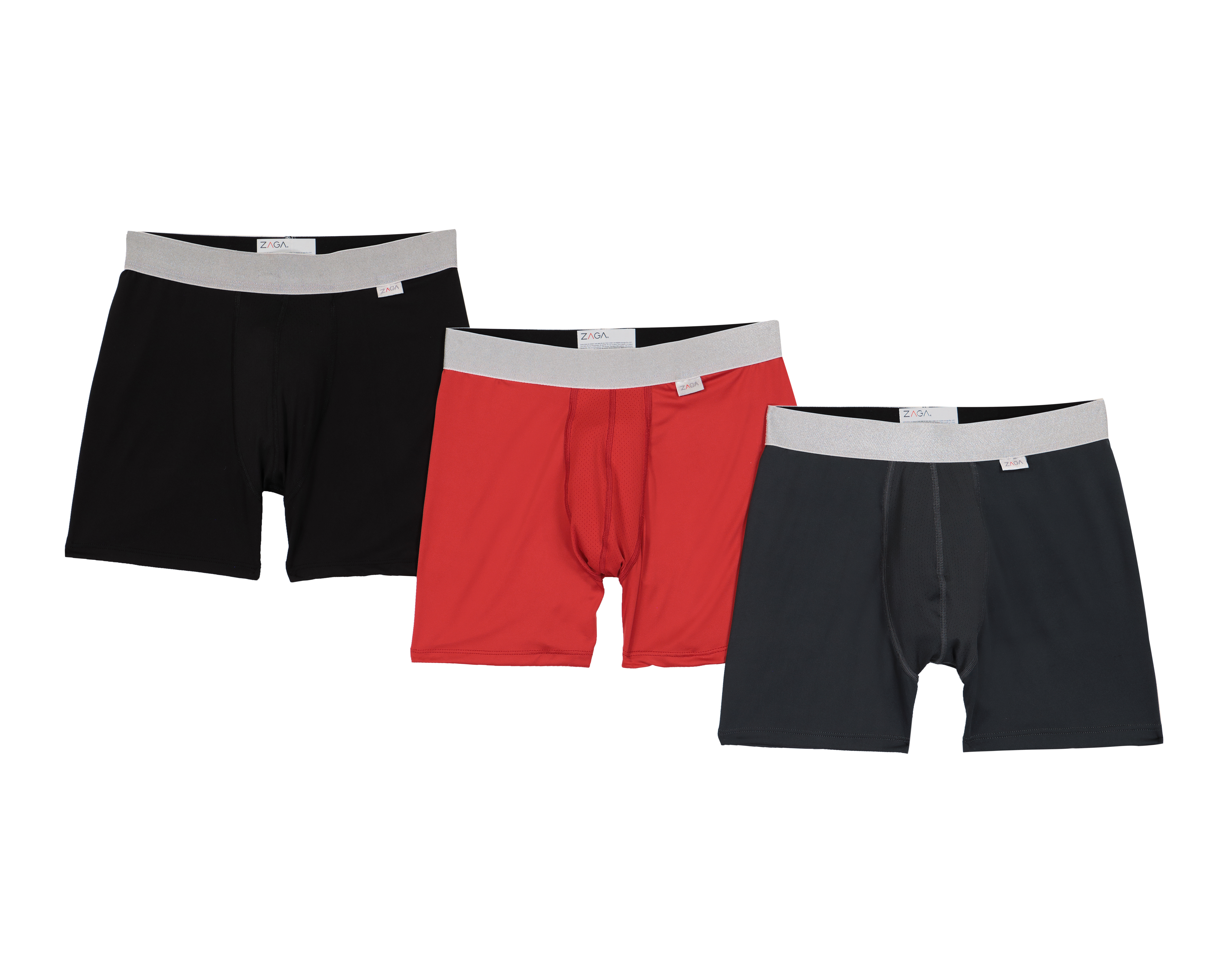 Foto 2 pulgar | Foto 1 | Bóxer Largo Zaga 3 Piezas