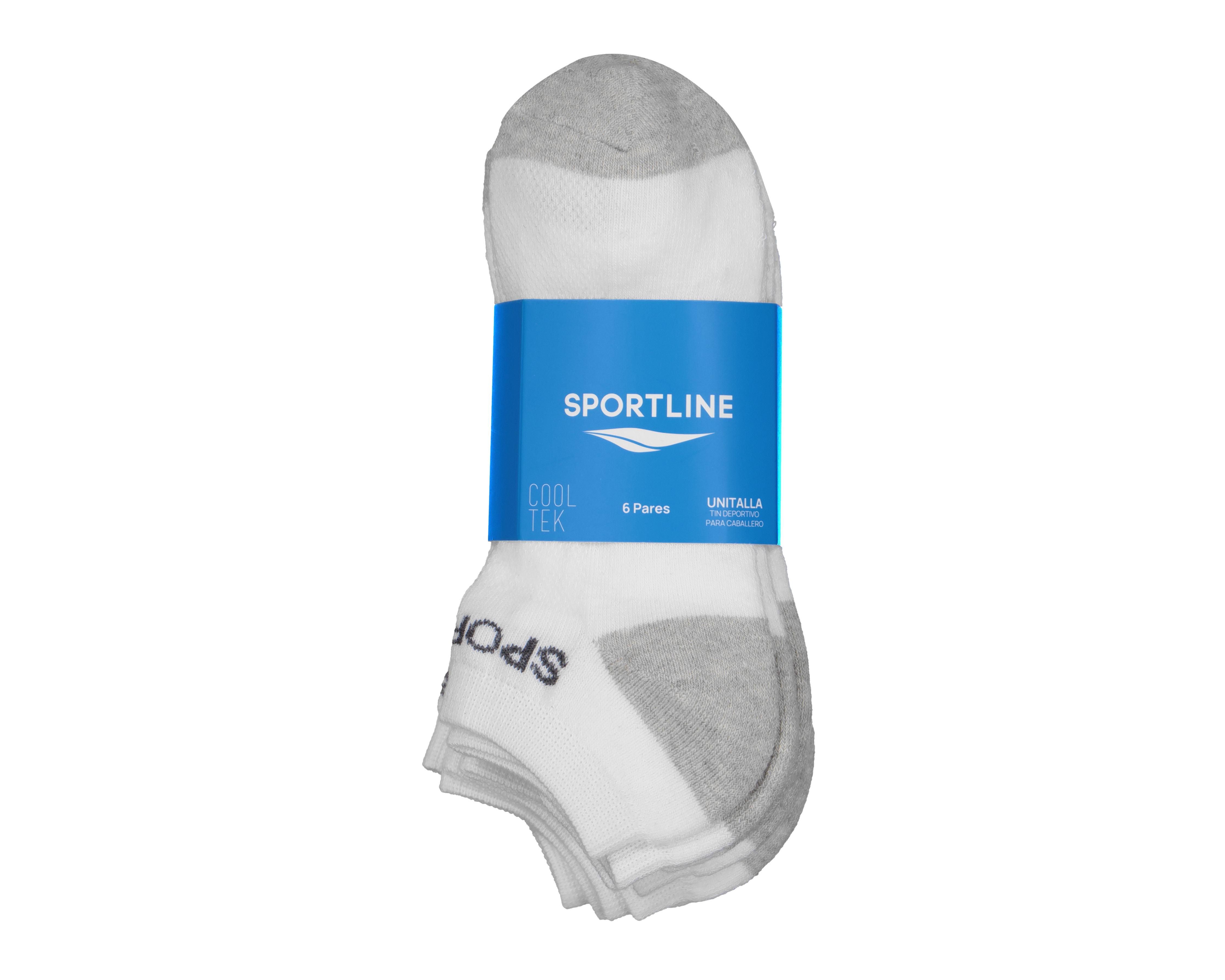 Foto 4 pulgar | Foto 3 | Calcetas Deportivas Tines Sportline Cooltek para Hombre 6 Pares