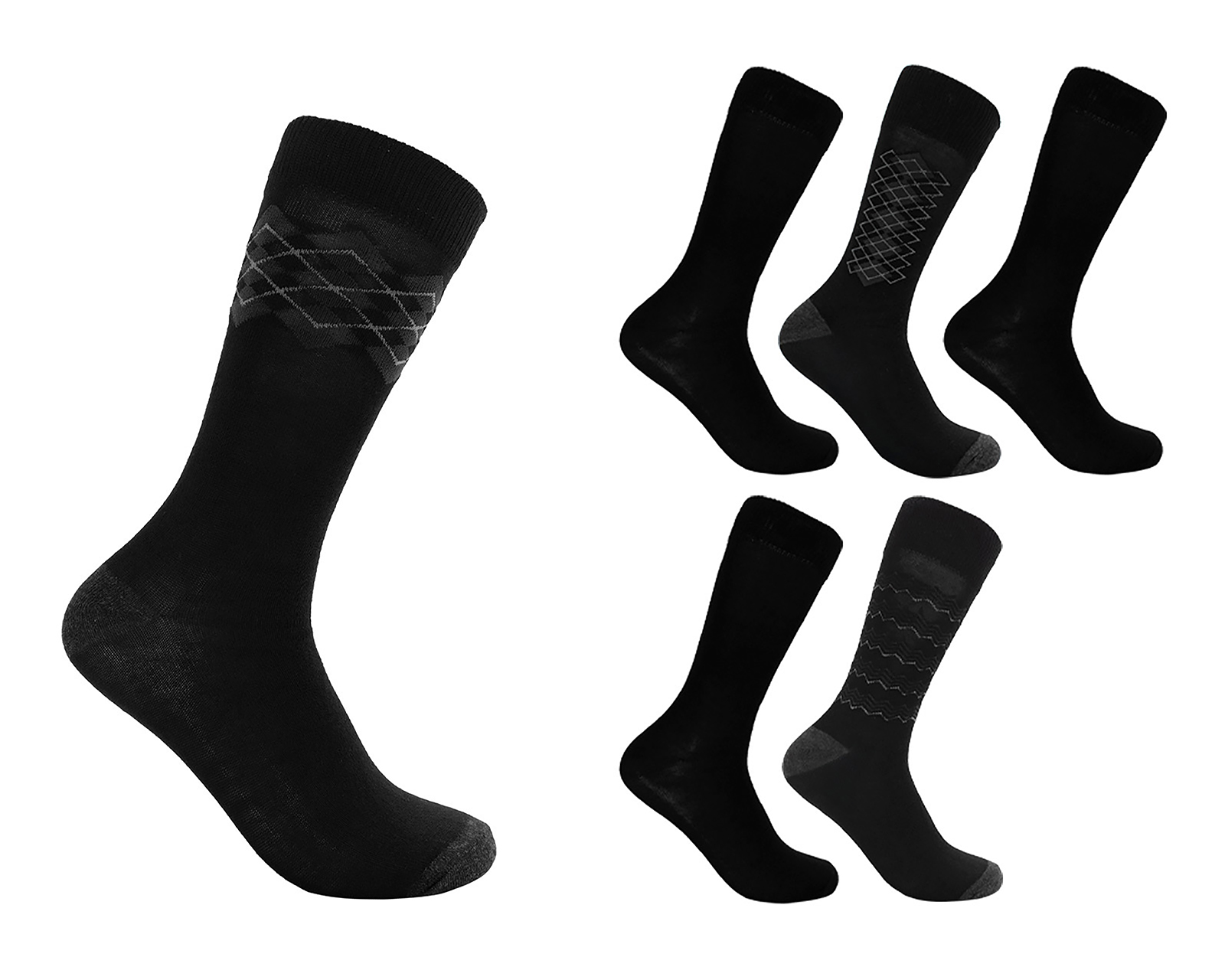 Calcetas de Vestir Largas Lee para Hombre 6 Pares