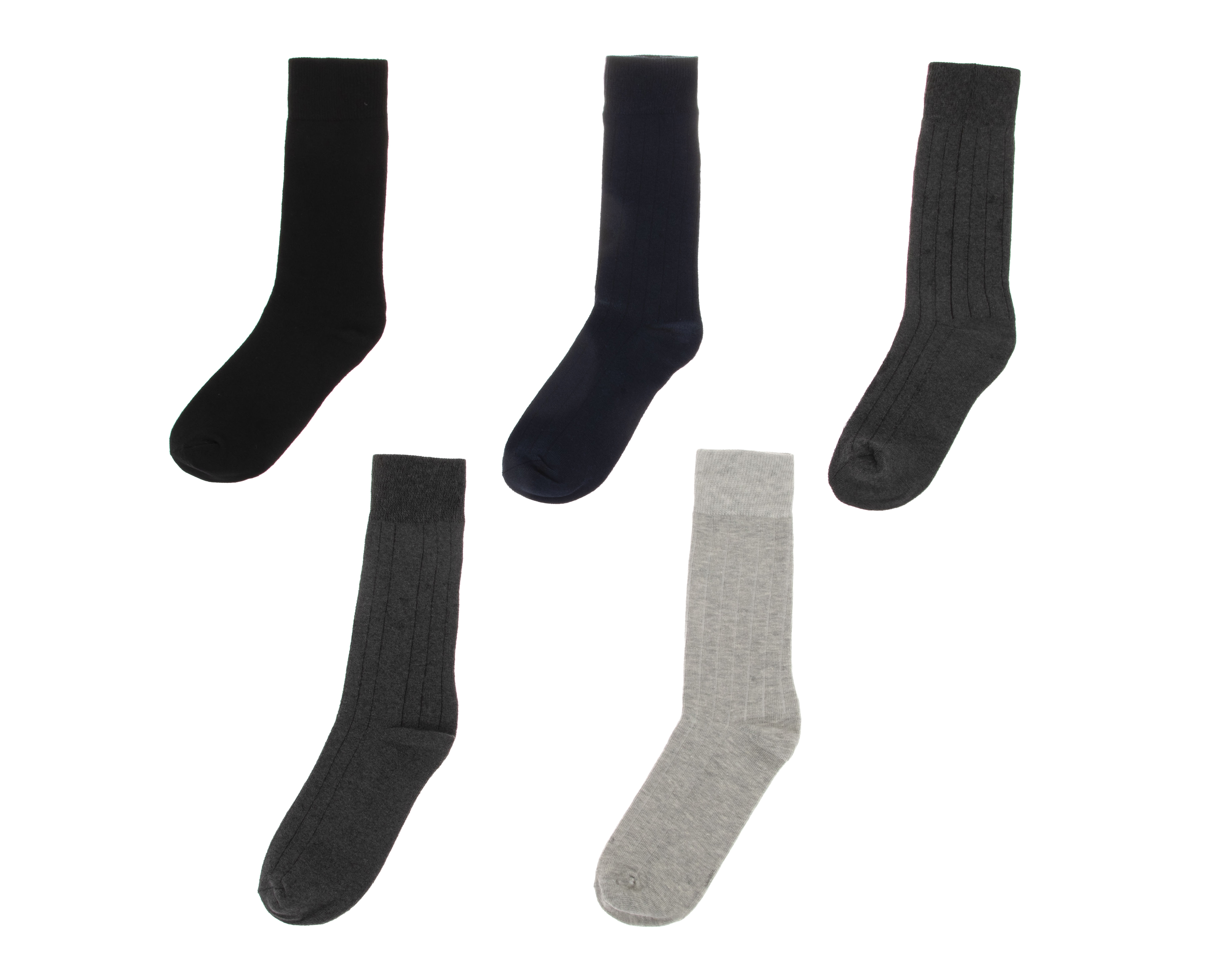 Calcetas de Vestir Wall Street para Hombre 5 Pares