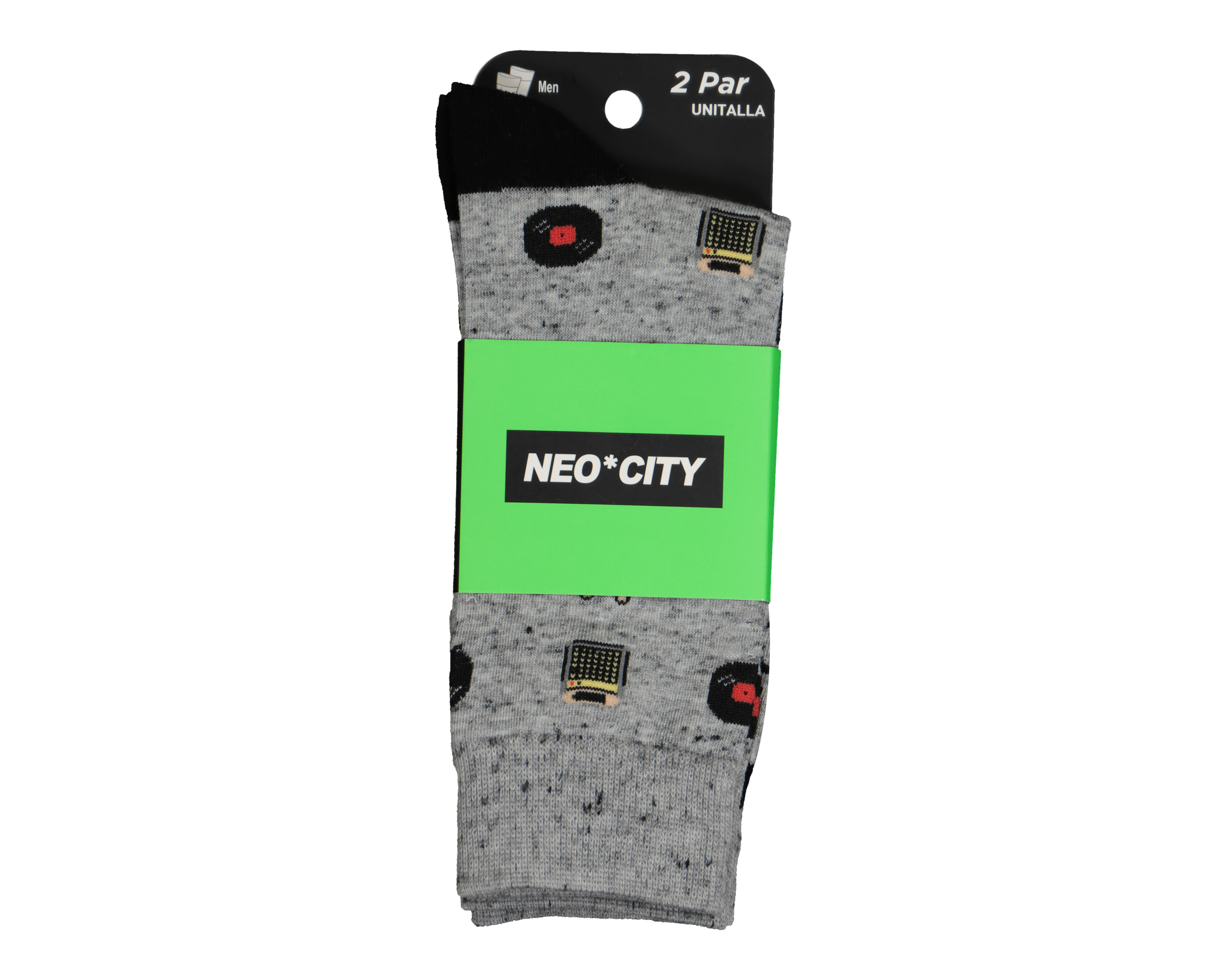 Foto 4 pulgar | Foto 3 | Calcetas Largas Neo*City para Hombre 2 Pares