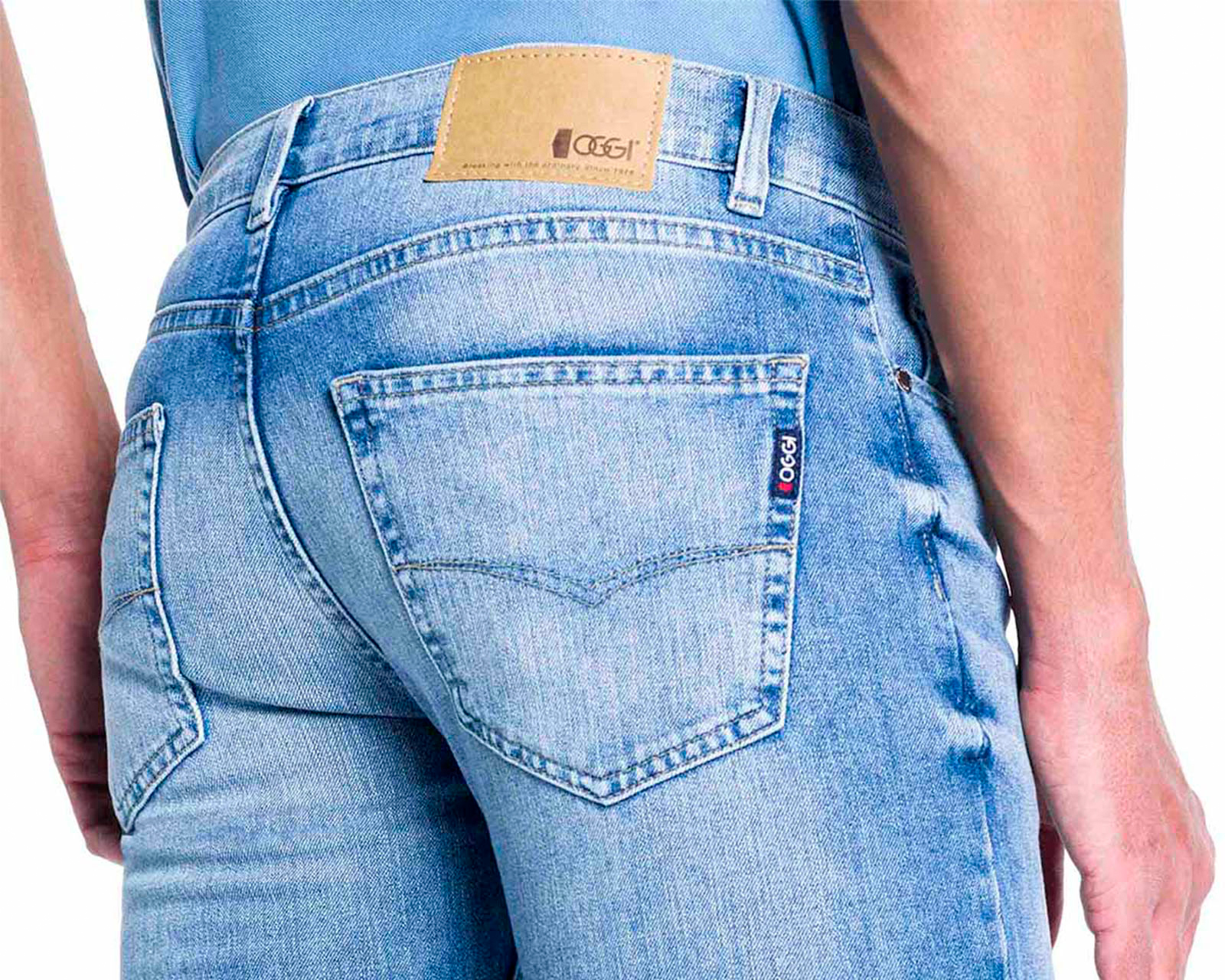 Foto 6 pulgar | Foto 5 | Jeans Slim Oggi Iron Vintage para Hombre