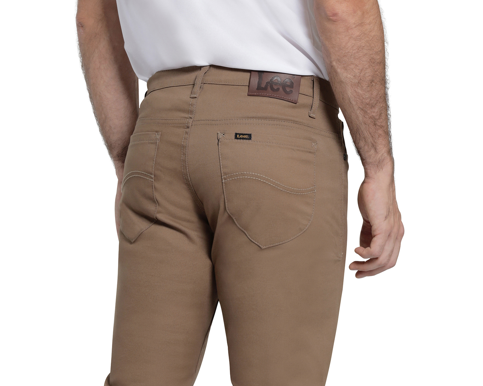 Foto 5 pulgar | Foto 4 | Pantalón de Gabardina Lee Slim