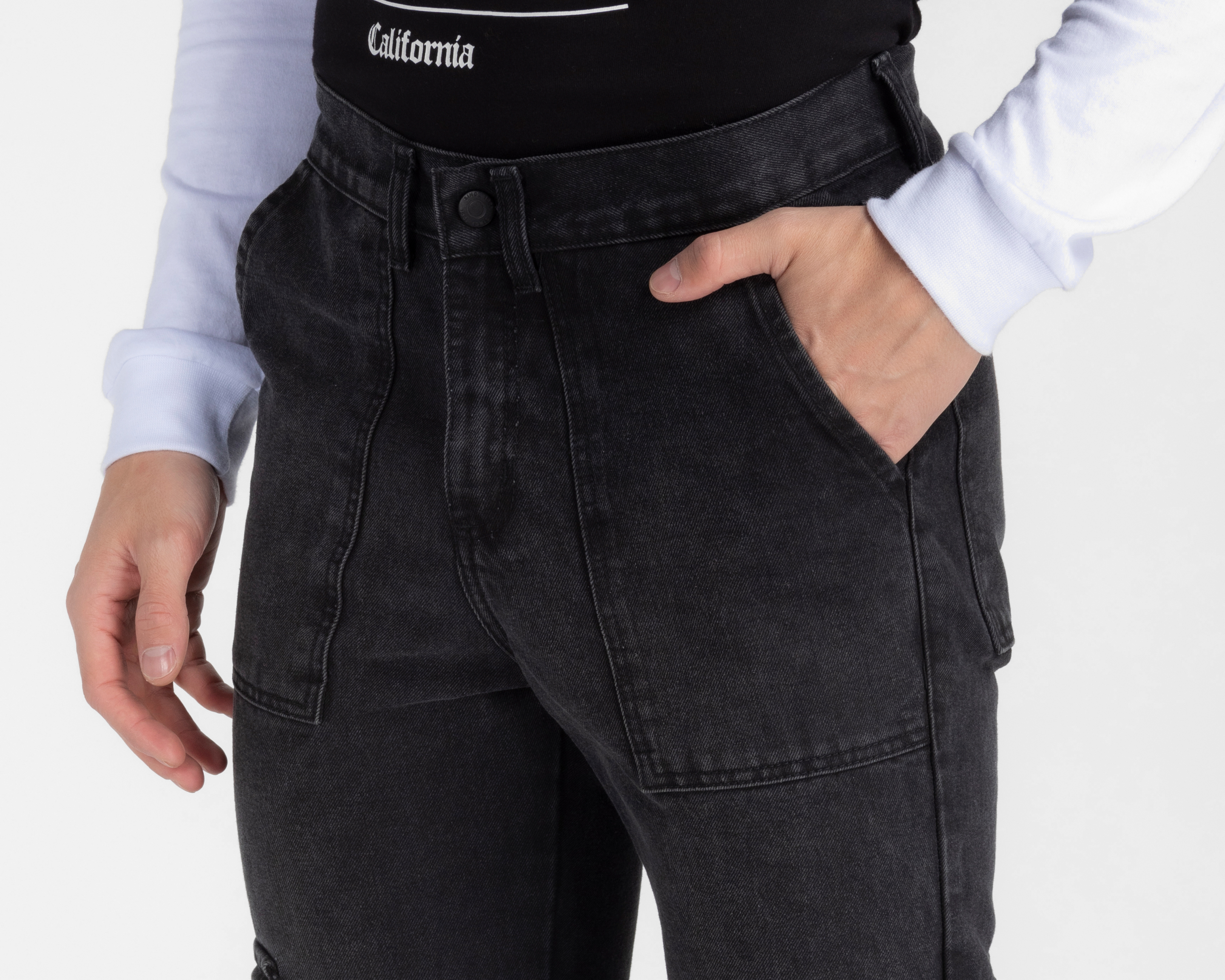 Foto 5 pulgar | Foto 4 | Pantalón Cargo Eckó Unltd. Recto