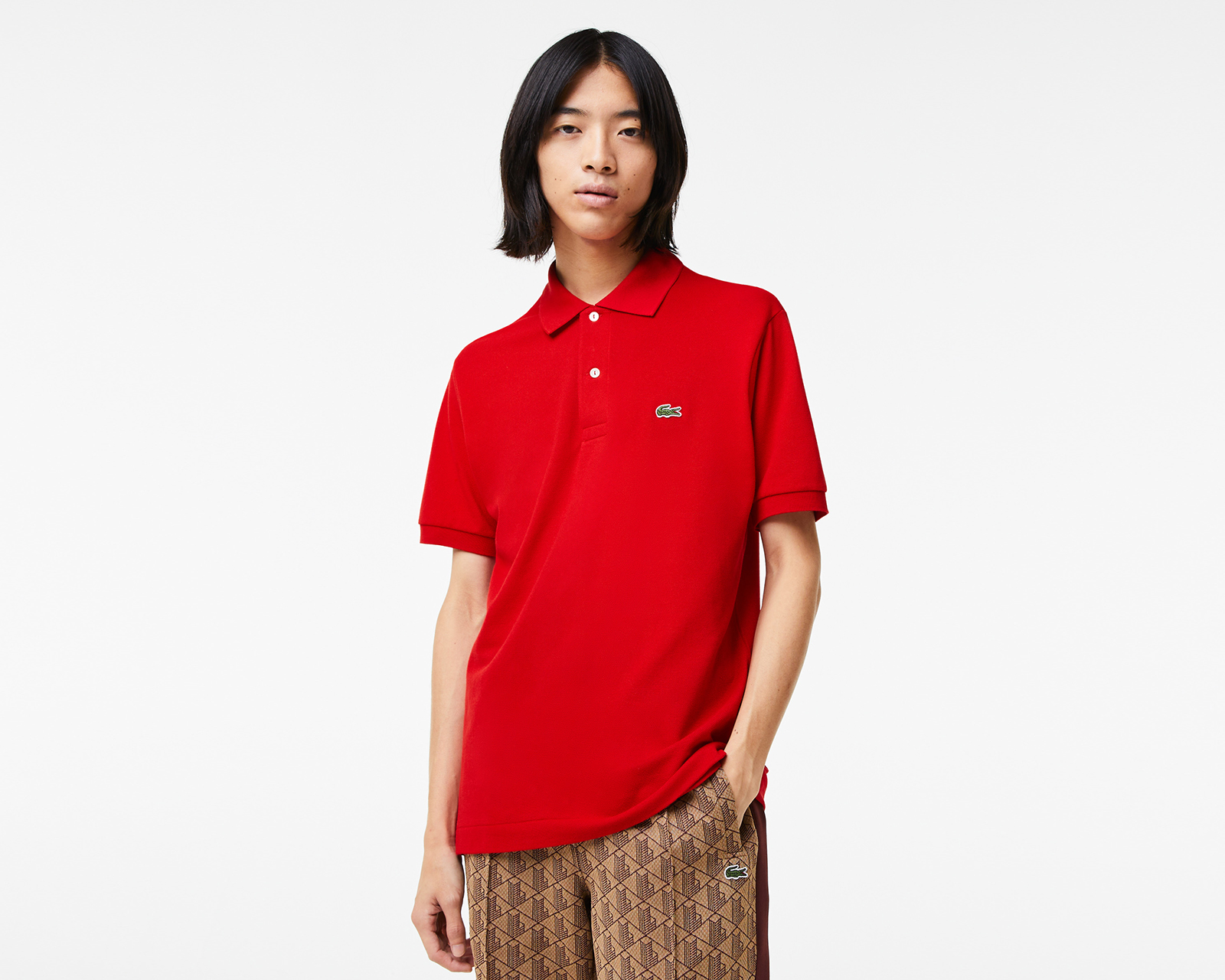 Foto 4 | Foto 4 | Playera Polo Lacoste Classic Fit Roja para Hombre