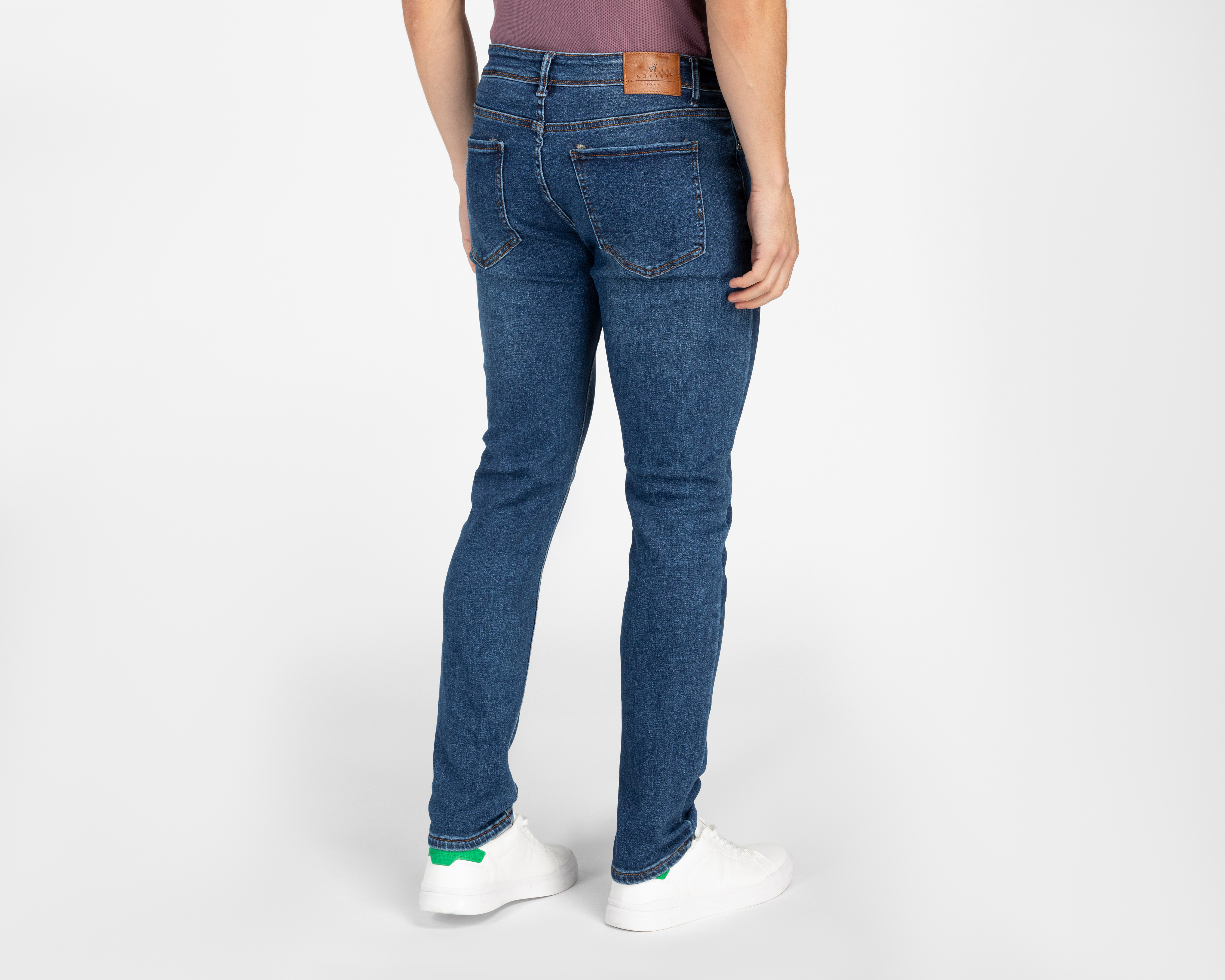 Foto 4 pulgar | Foto 3 | Jeans Slim Fit Refill para Hombre