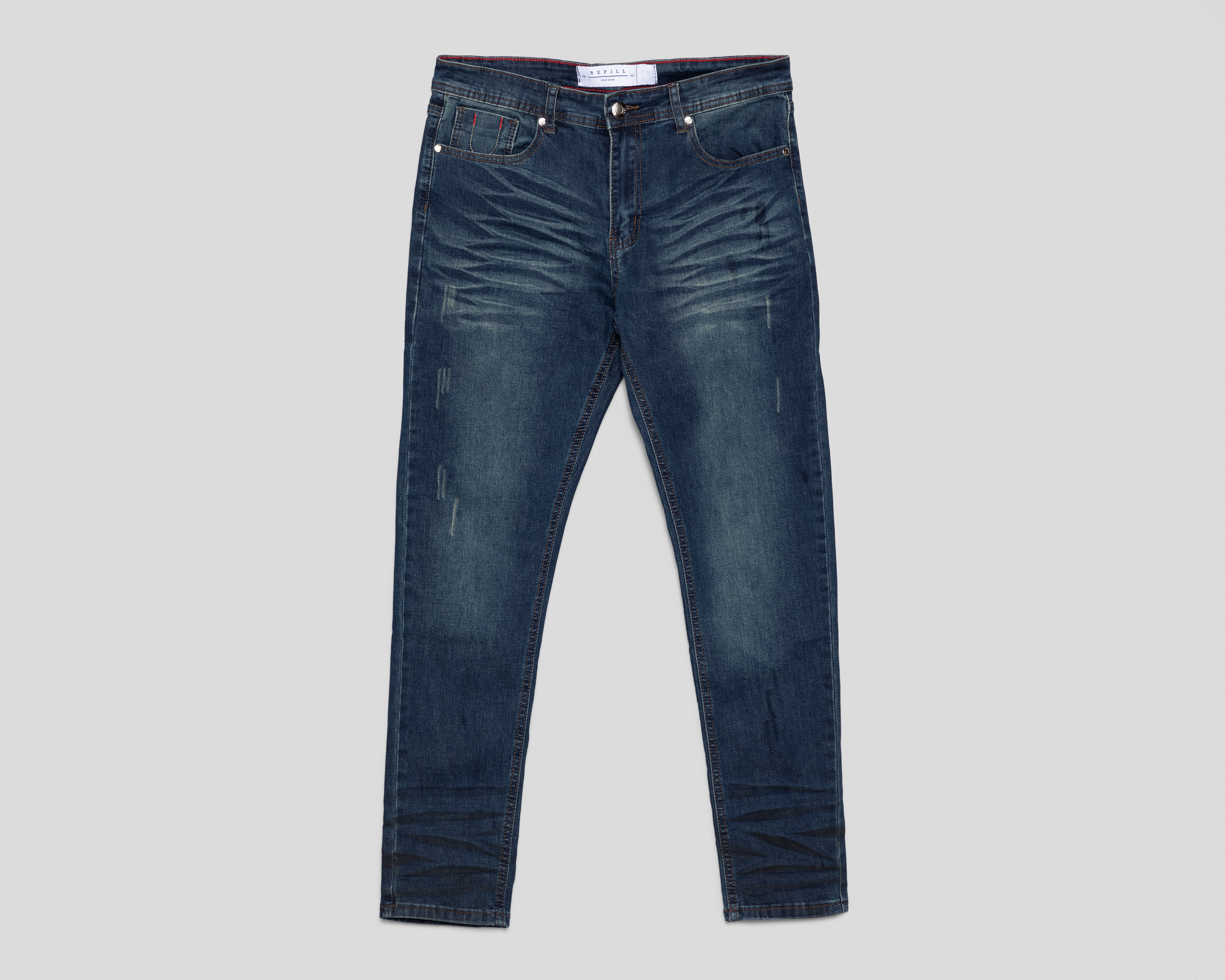 Foto 2 pulgar | Foto 1 | Jeans Slim Refill para Hombre