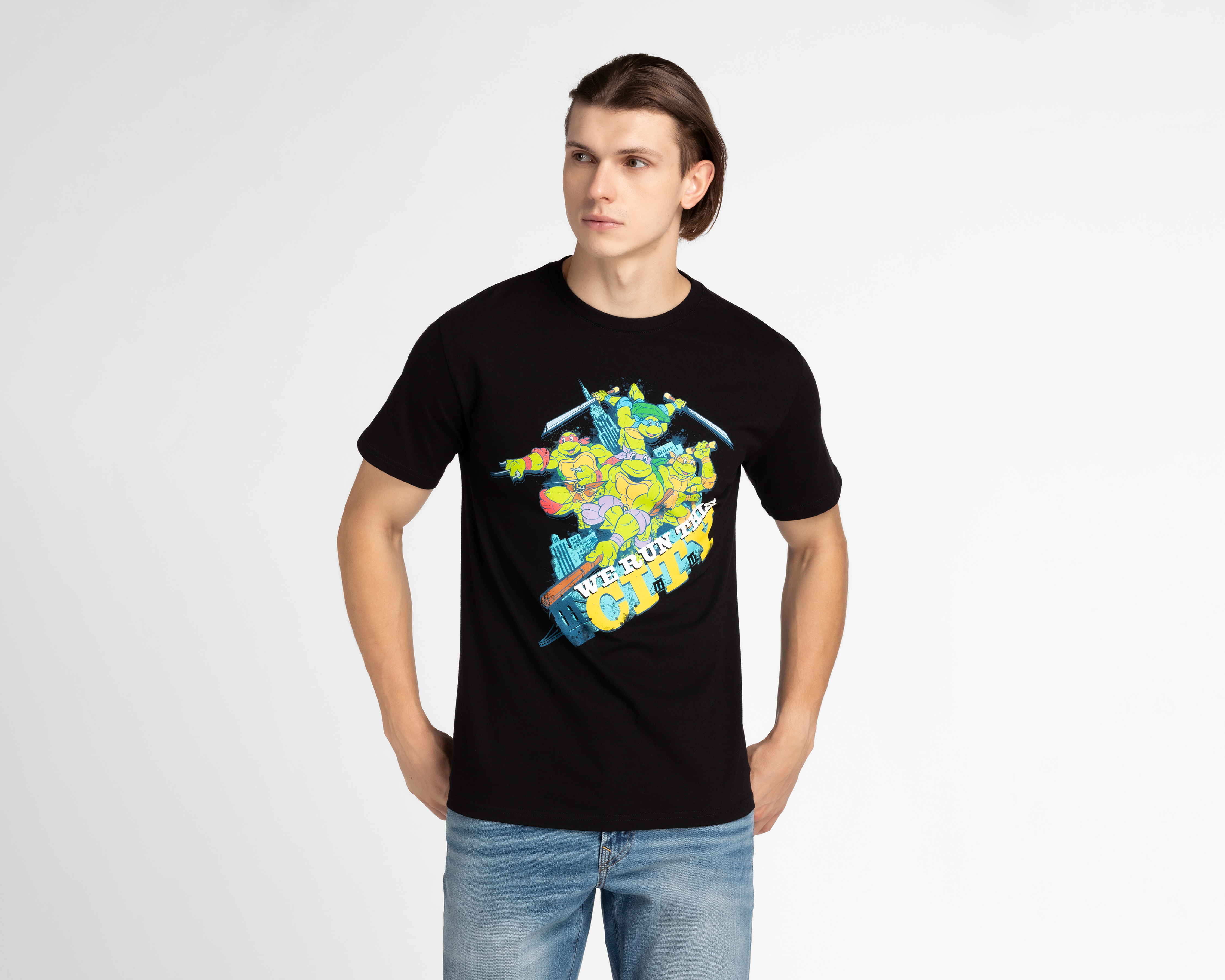 Playera Tortugas Ninja Cuello Redondo