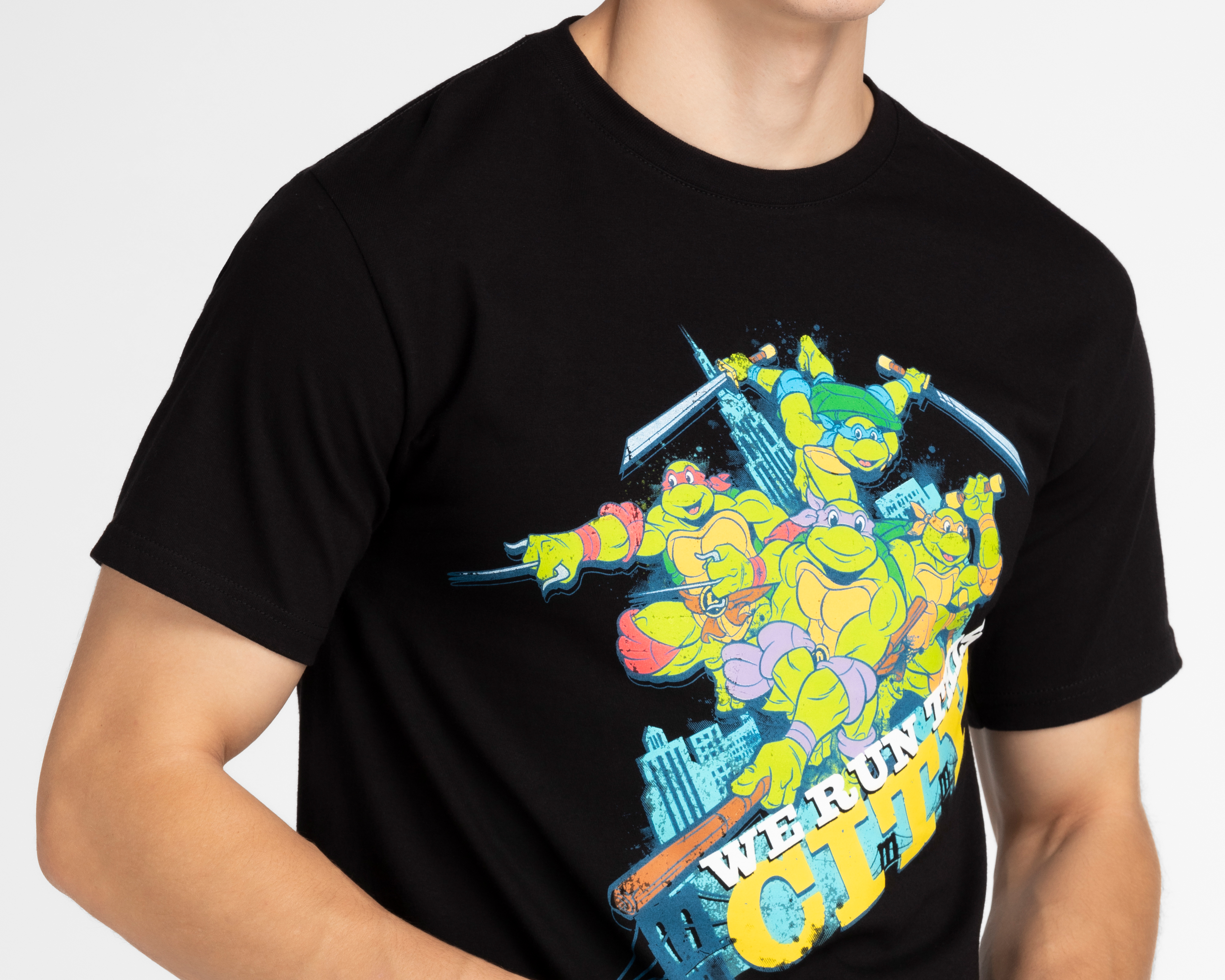 Foto 4 pulgar | Foto 3 | Playera Tortugas Ninja Cuello Redondo