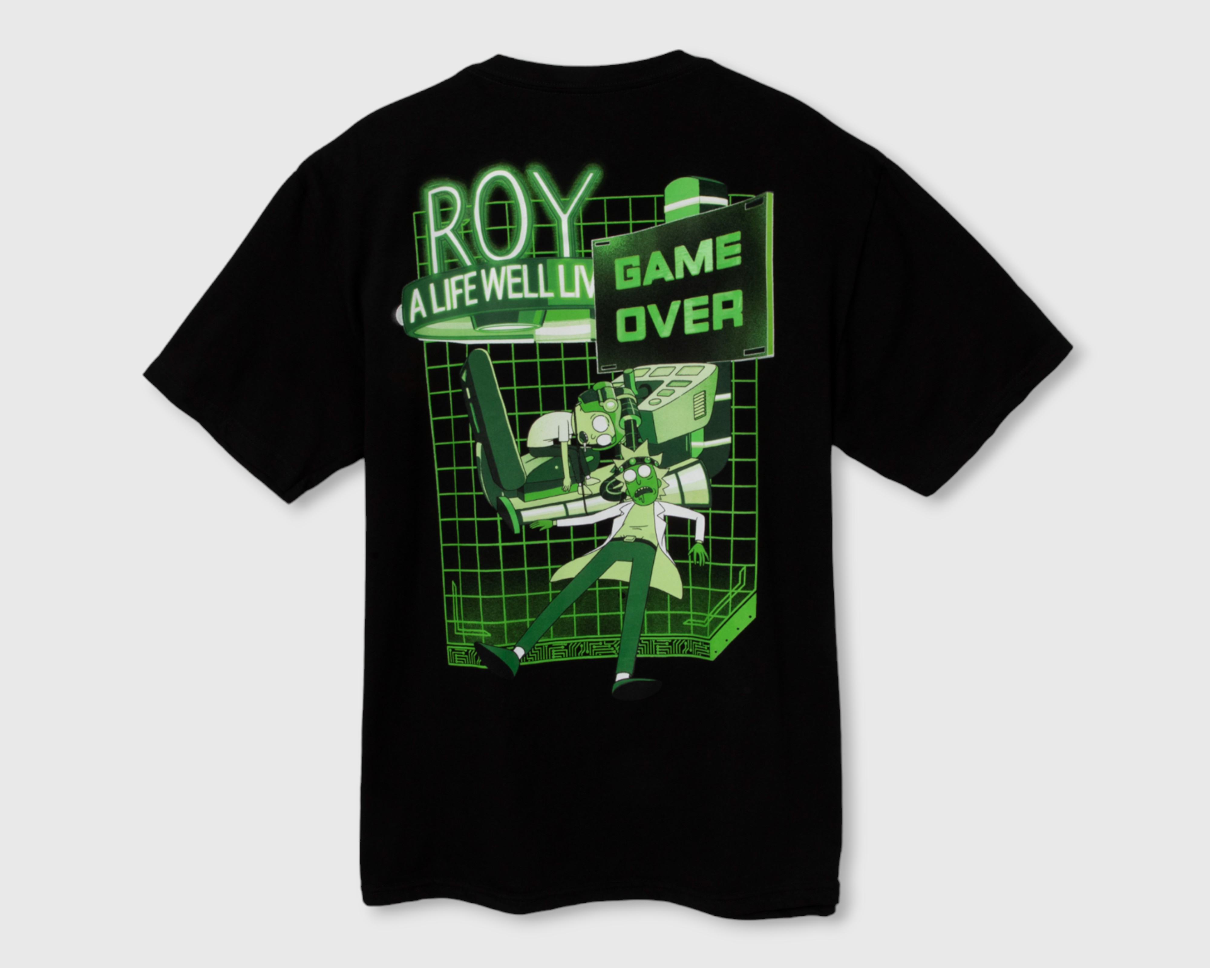 Foto 3 pulgar | Foto 2 | Playera Rick & Morty Cuello Redondo