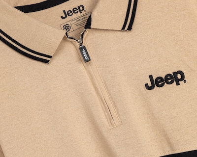 Foto 3 | Foto 3 | Playera Polo Jeep Beige y Negro para Hombre