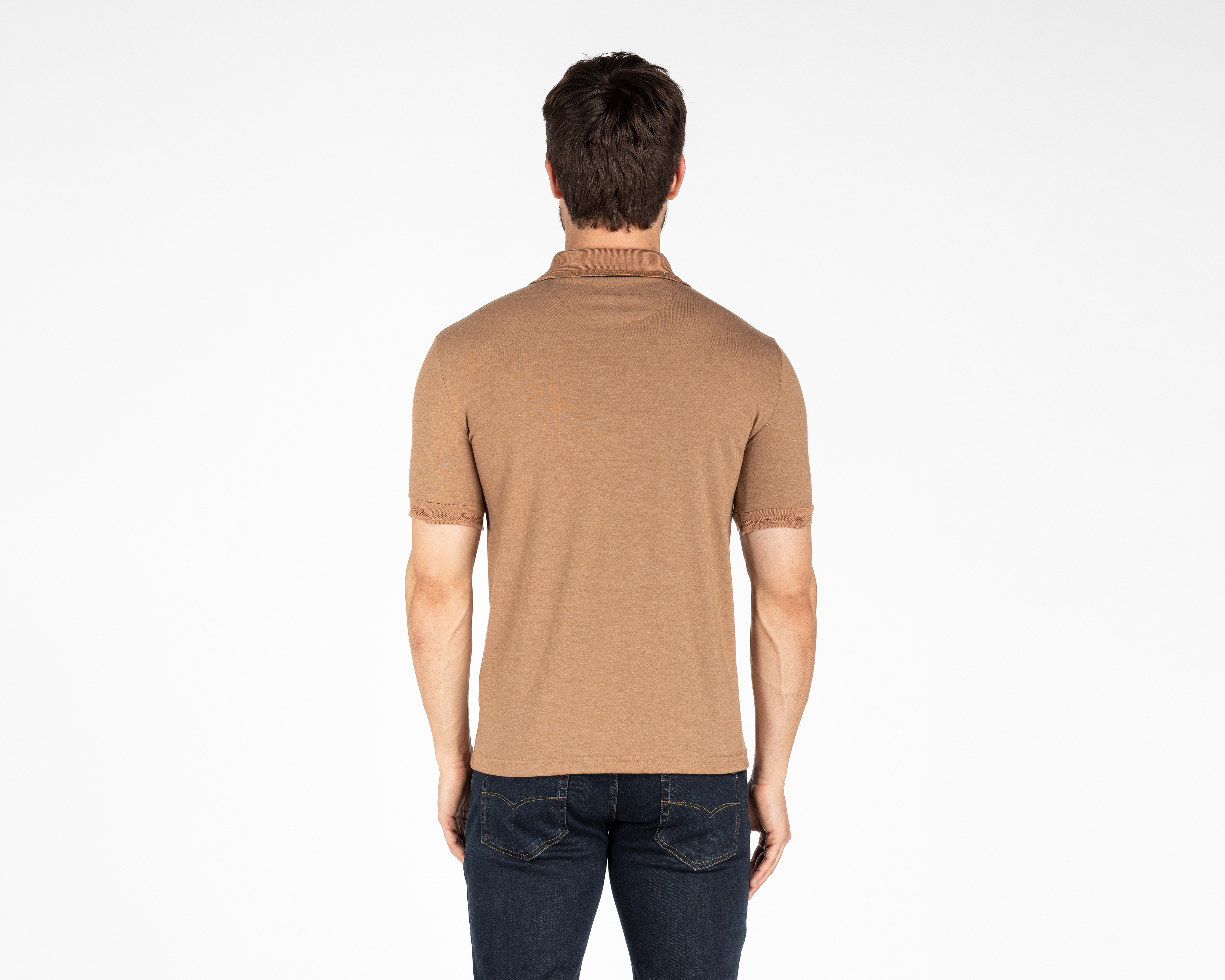 Foto 3 pulgar | Foto 2 | Playera Polo Porto Sur Café para Hombre