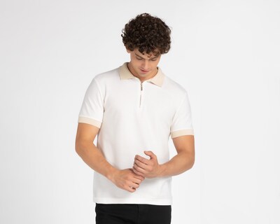 Foto 1 | Foto 1 | Playera Polo Porto Sur Blanca con Rayas para Hombre