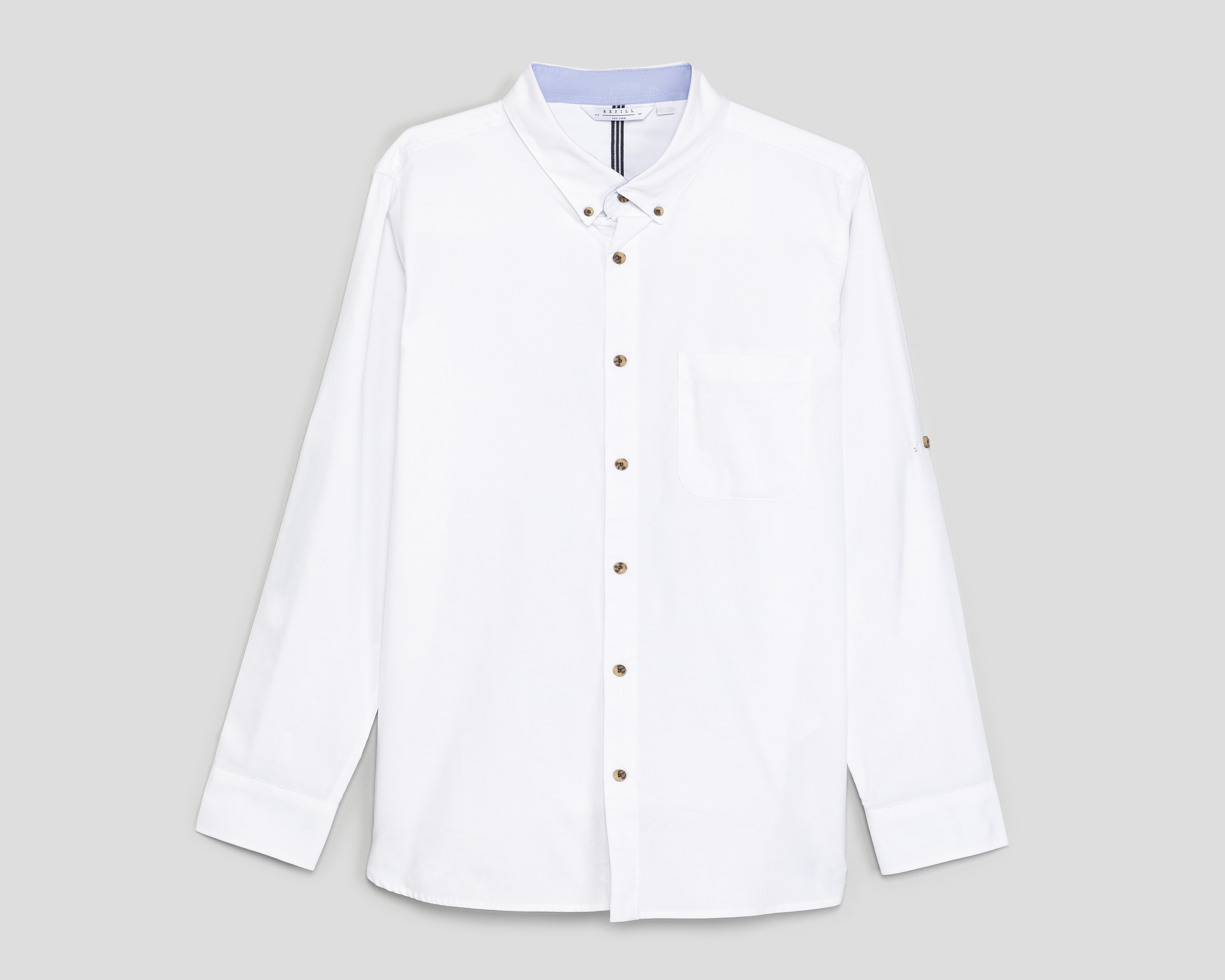 Foto 1 | Foto 1 | Camisa Casual de Algodón Refill Slim Fit para Hombre