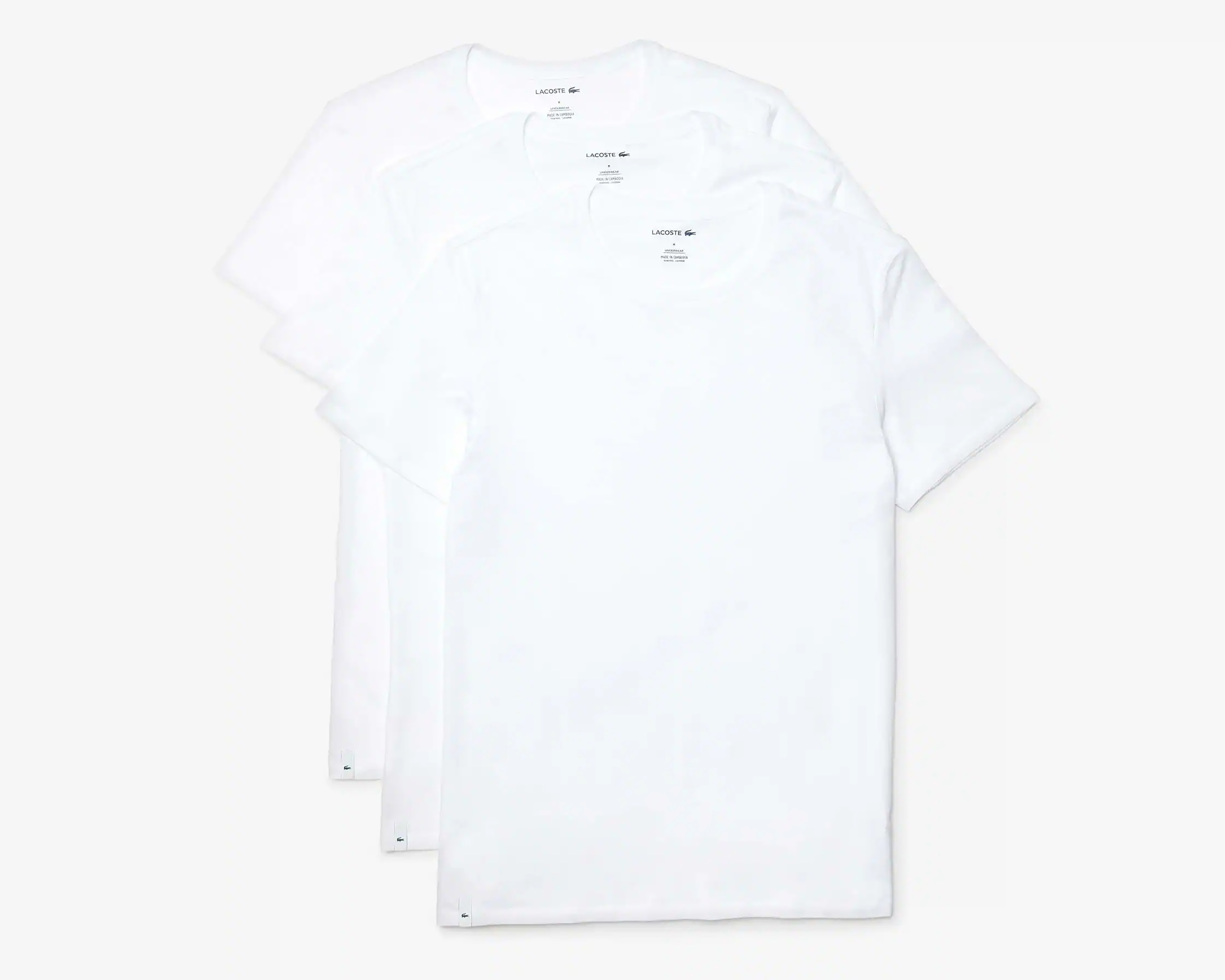 Foto 1 | Foto 1 | Playera Interior Cuello Redondo Lacoste 3 Piezas