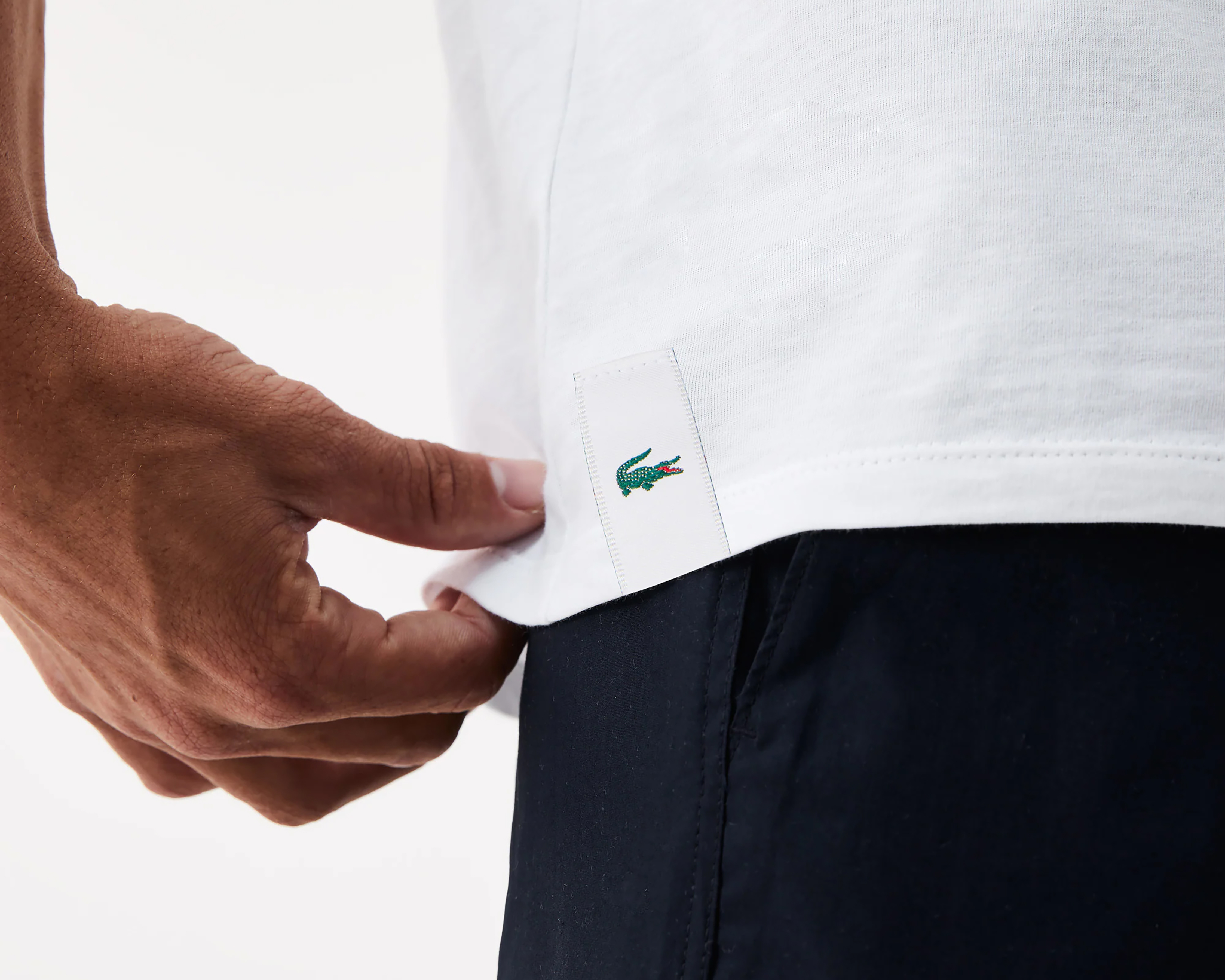 Foto 6 | Foto 6 | Playera Interior Cuello Redondo Lacoste 3 Piezas