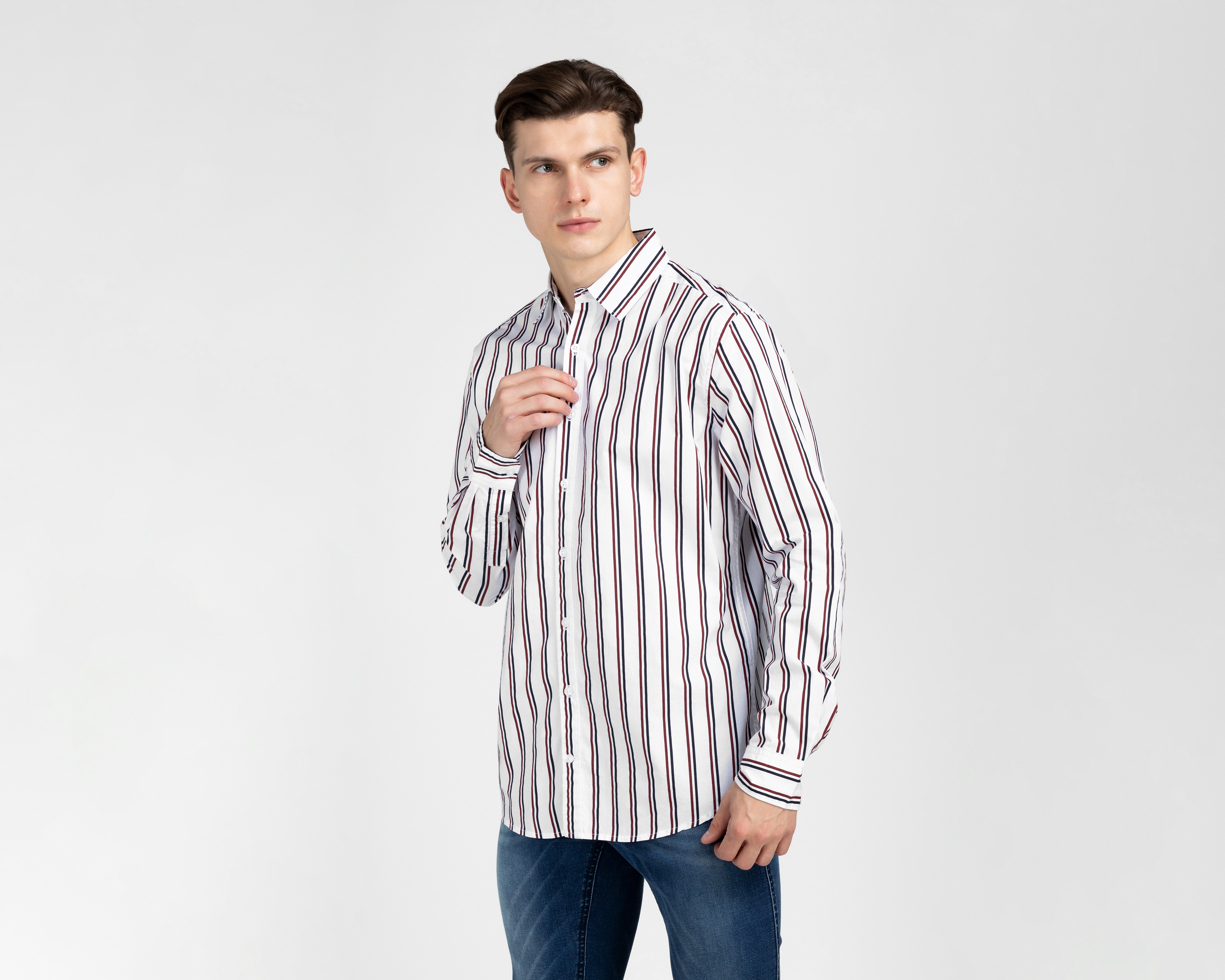 Foto 1 | Foto 1 | Camisa de Moda Refill Regular Fit a Rayas