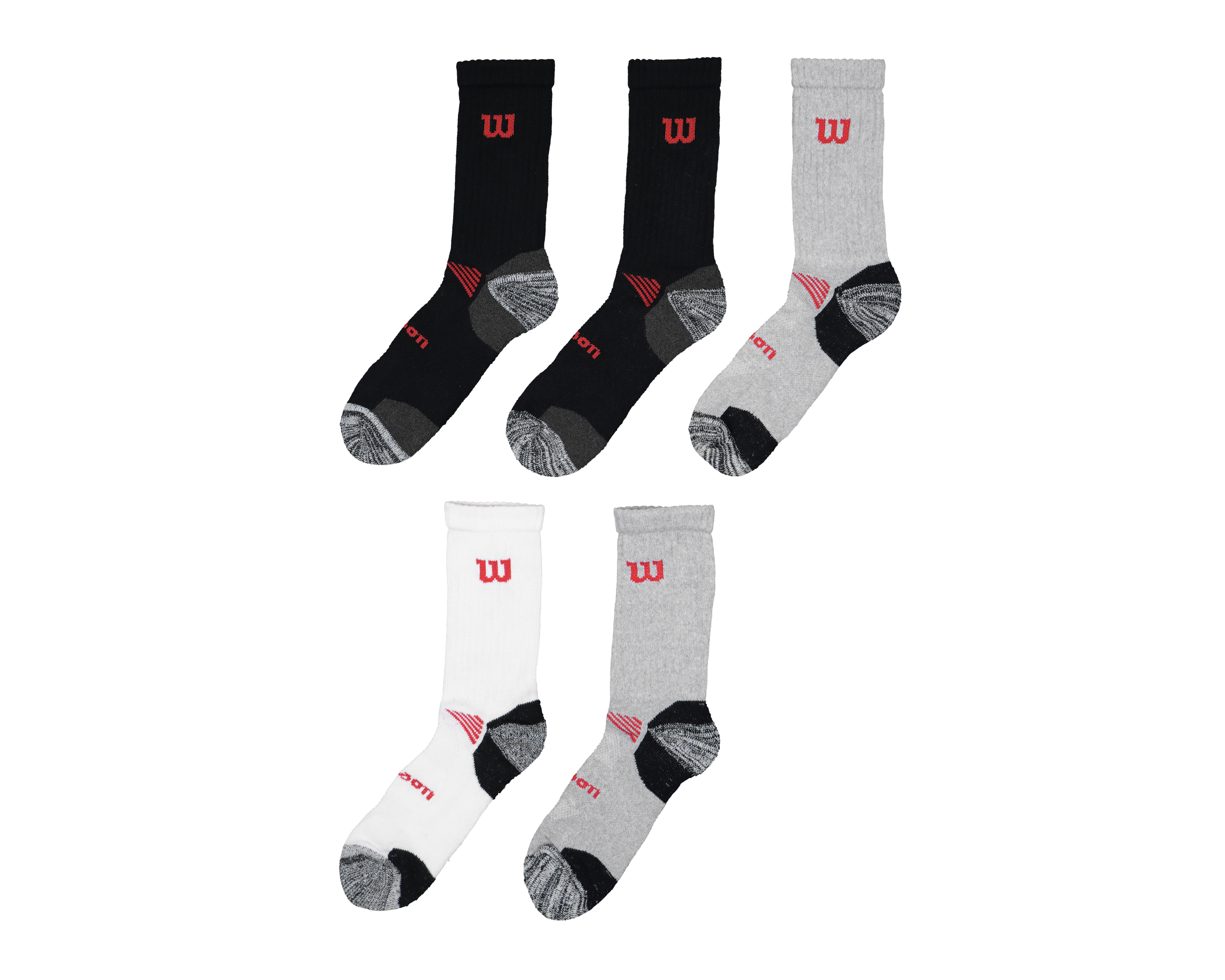 Calcetas Deportivas Largas Wilson para Hombre 5 Pares
