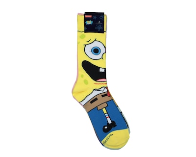 Foto 3 | Foto 3 | Calcetas Largas Bob Esponja para Hombre 3 Pares