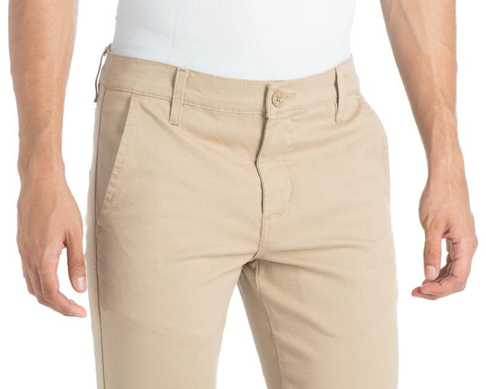 Foto 4 pulgar | Foto 3 | Pantalón Chino Oggi Slim Fit