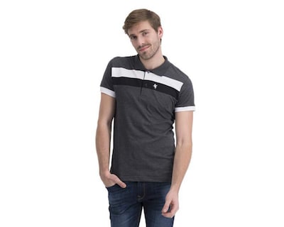 Foto 1 | Foto 1 | Playera Polo York Team Polo Club Gris para Hombre