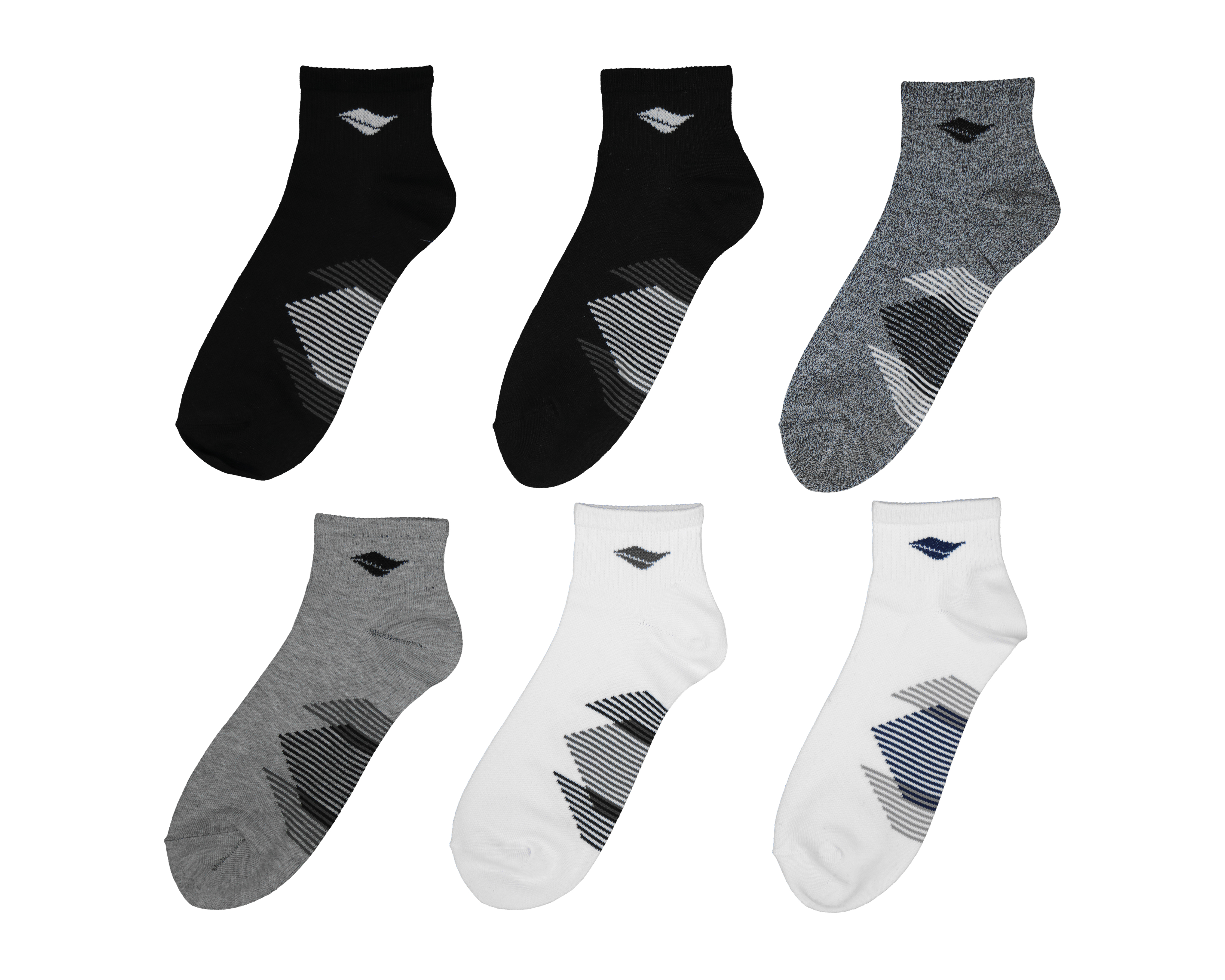 Calcetas Deportivas Cortas Sportline para Hombre 6 Pares