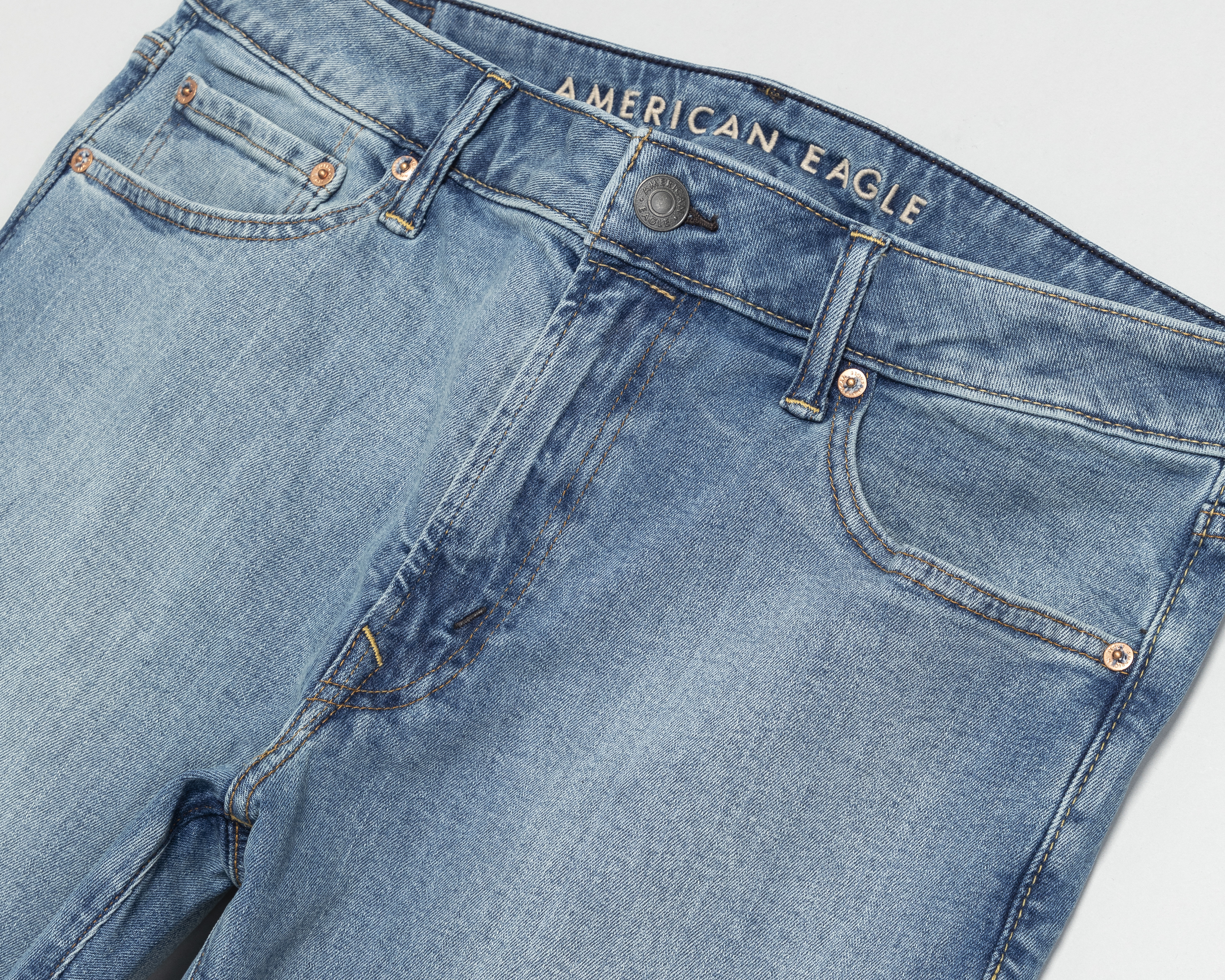 Foto 4 pulgar | Foto 3 | Jeans Skinny American Eagle Light Clean para Hombre